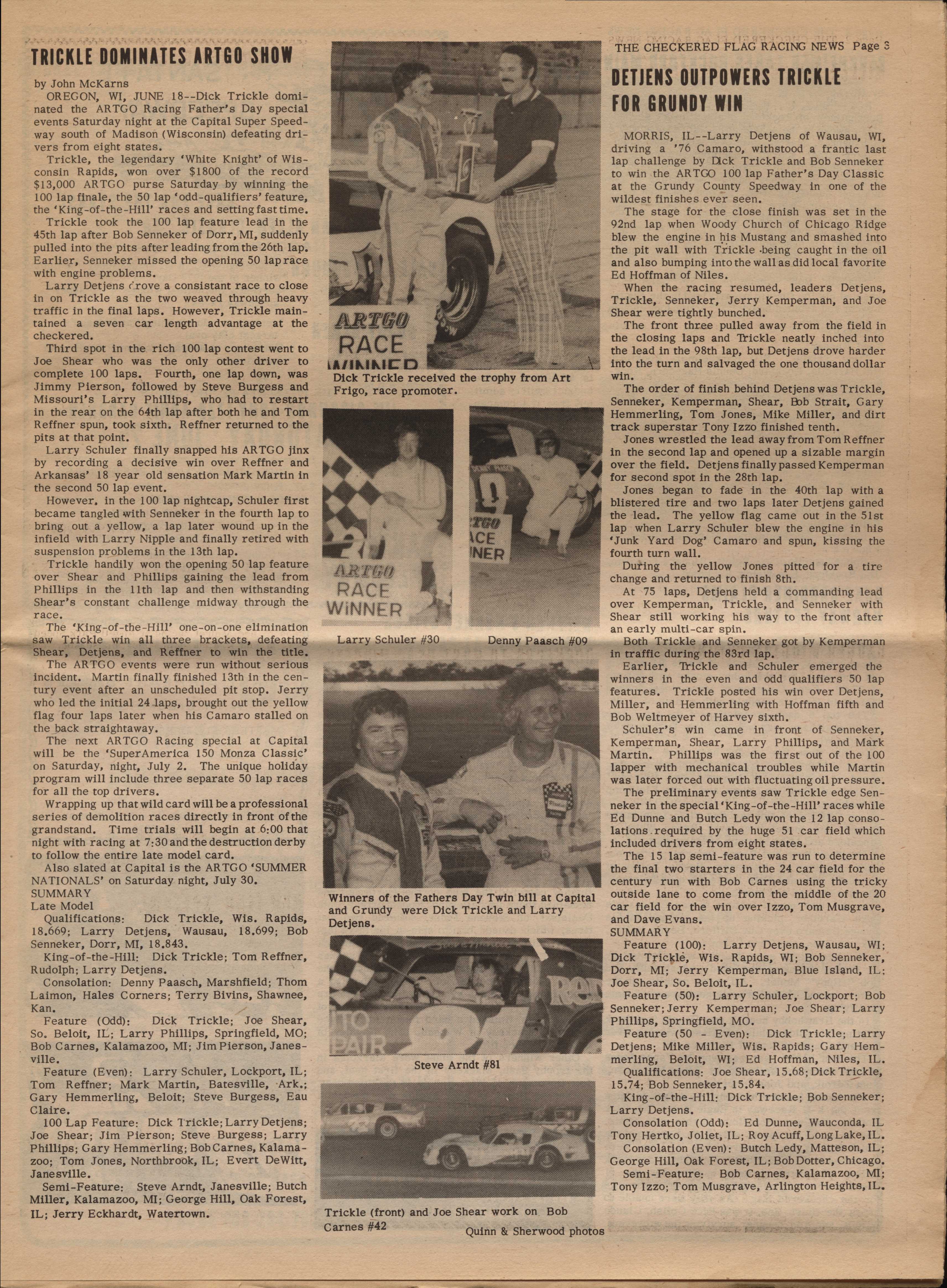 The Checkered Flag Racing News Page 3