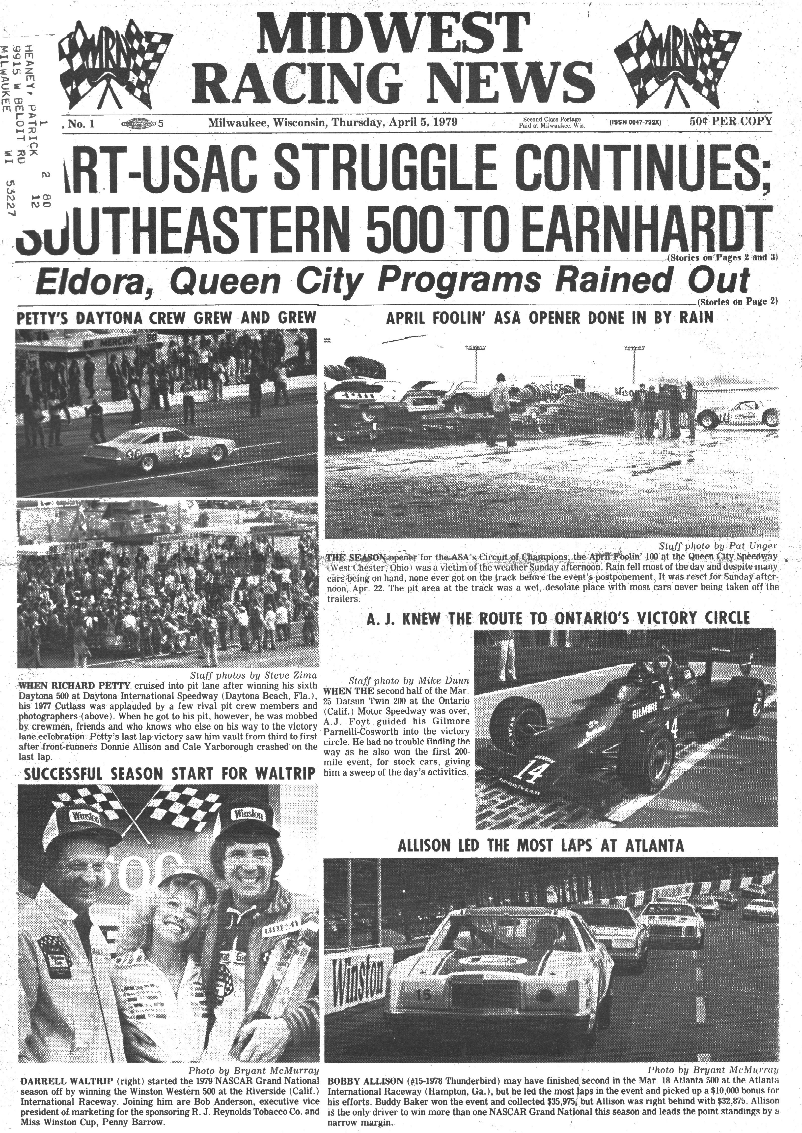 Midwest Racing News 1979