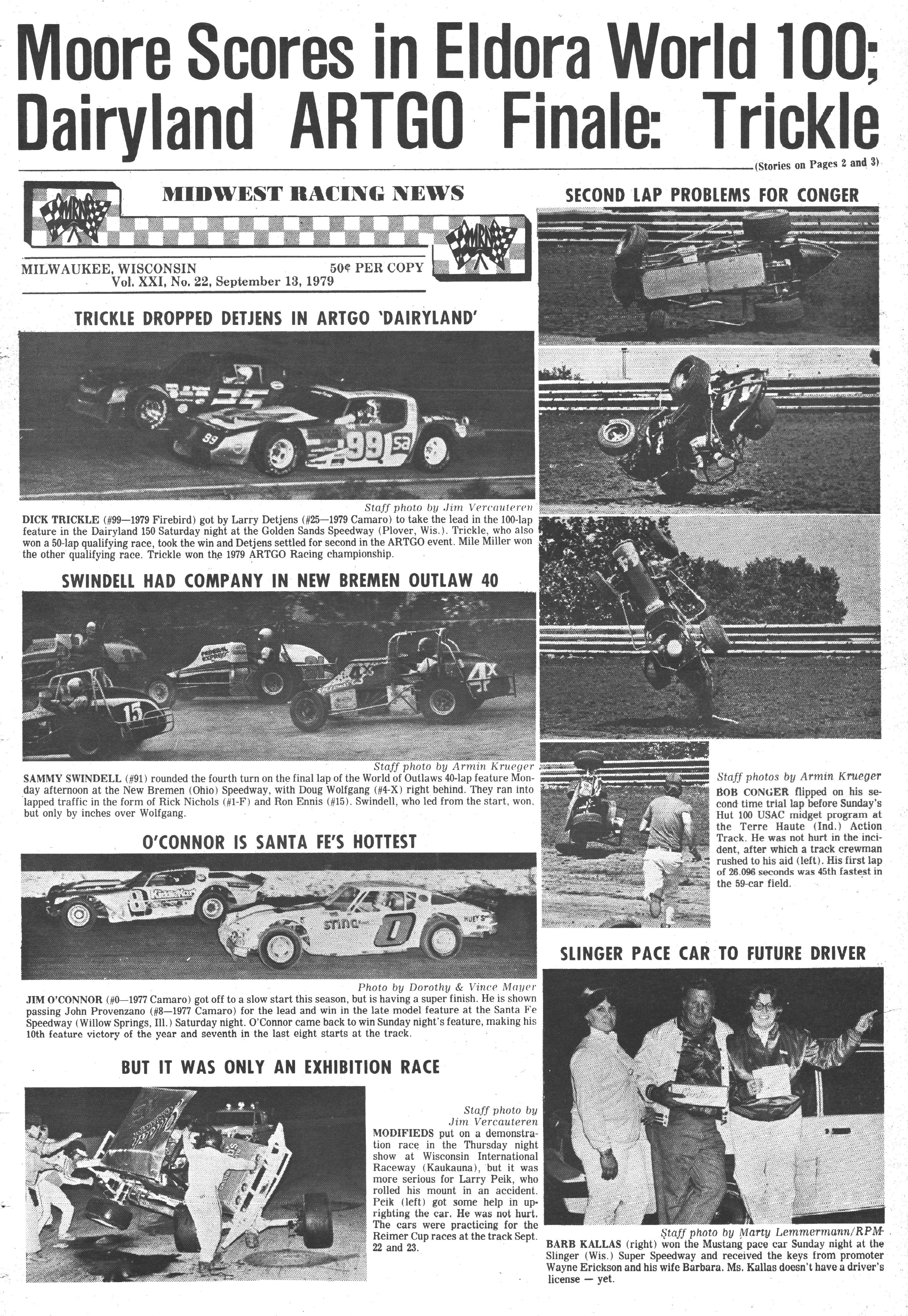 Midwest Racing News back cover