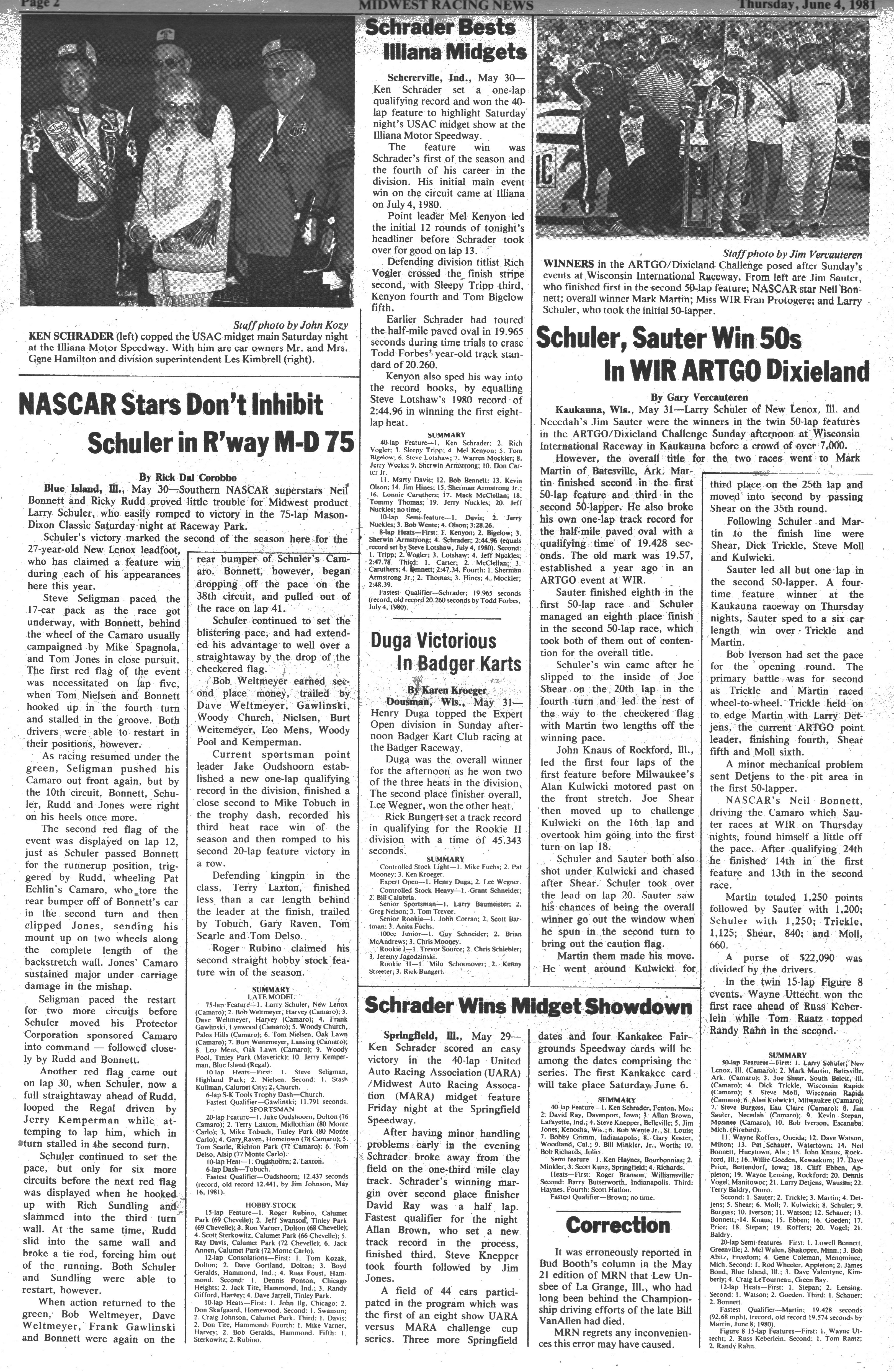 Midwest Racing News Page 2