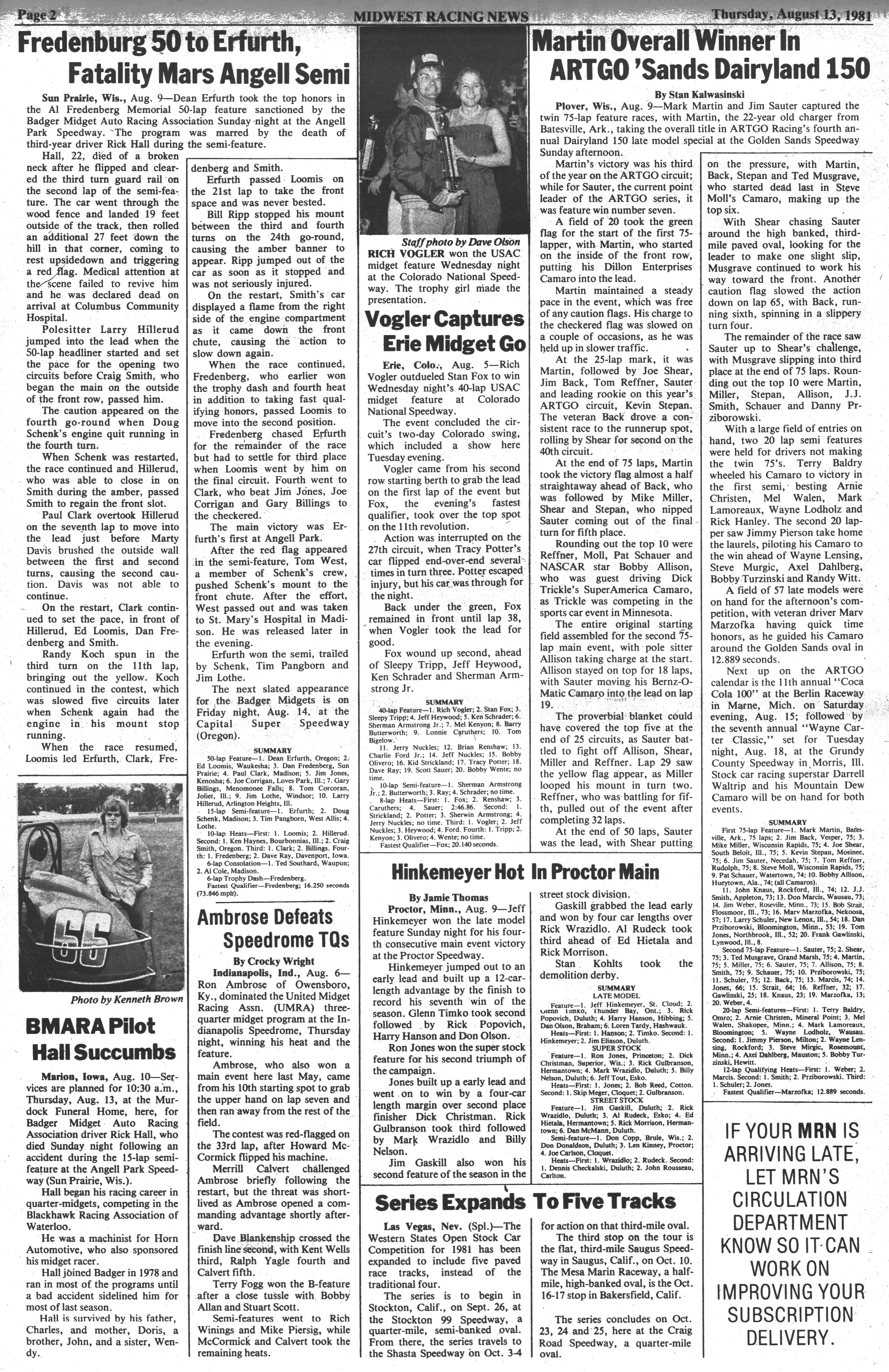 Midwest Racing News Page 2