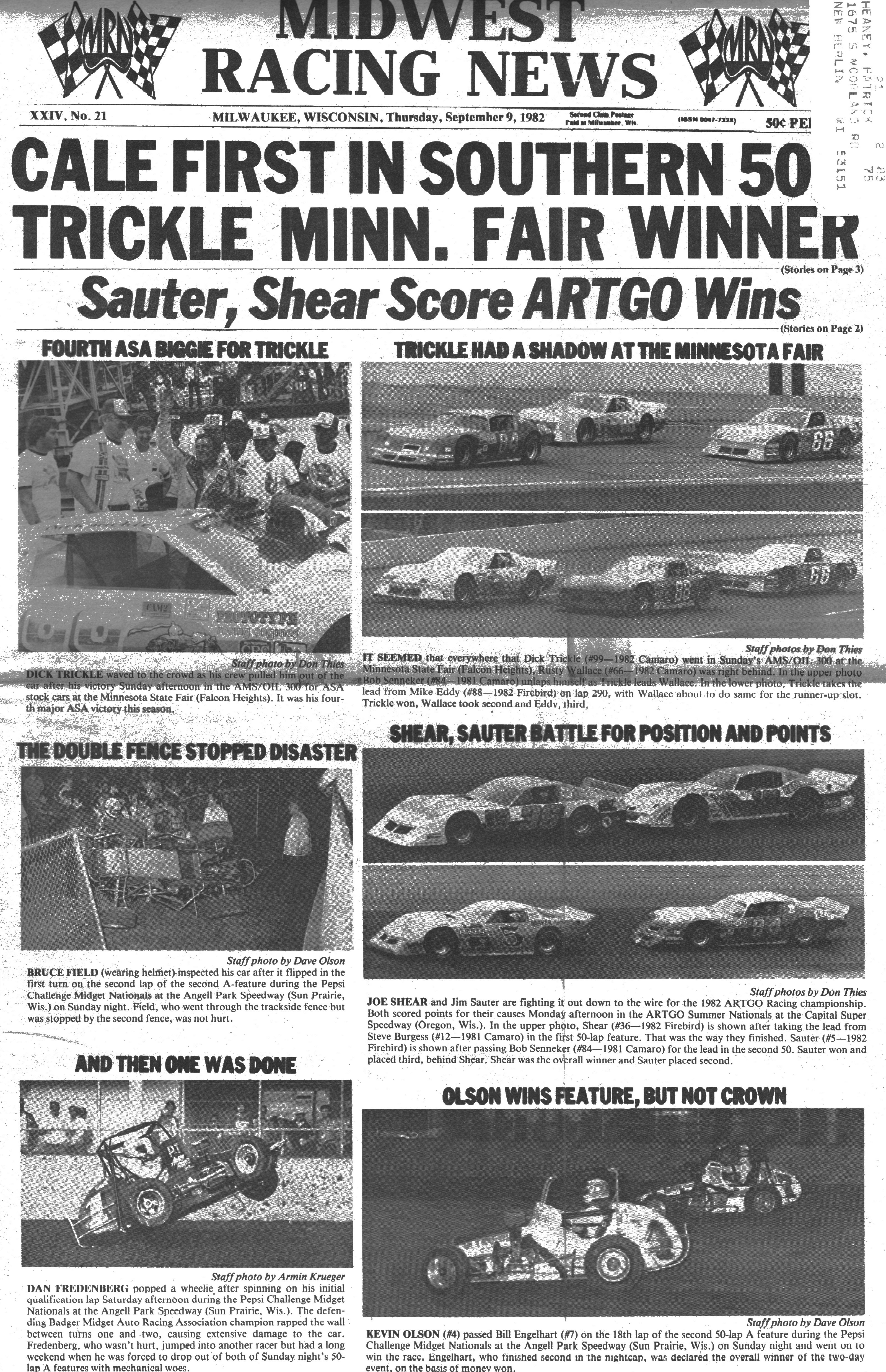 Midwest Racing News Page 1