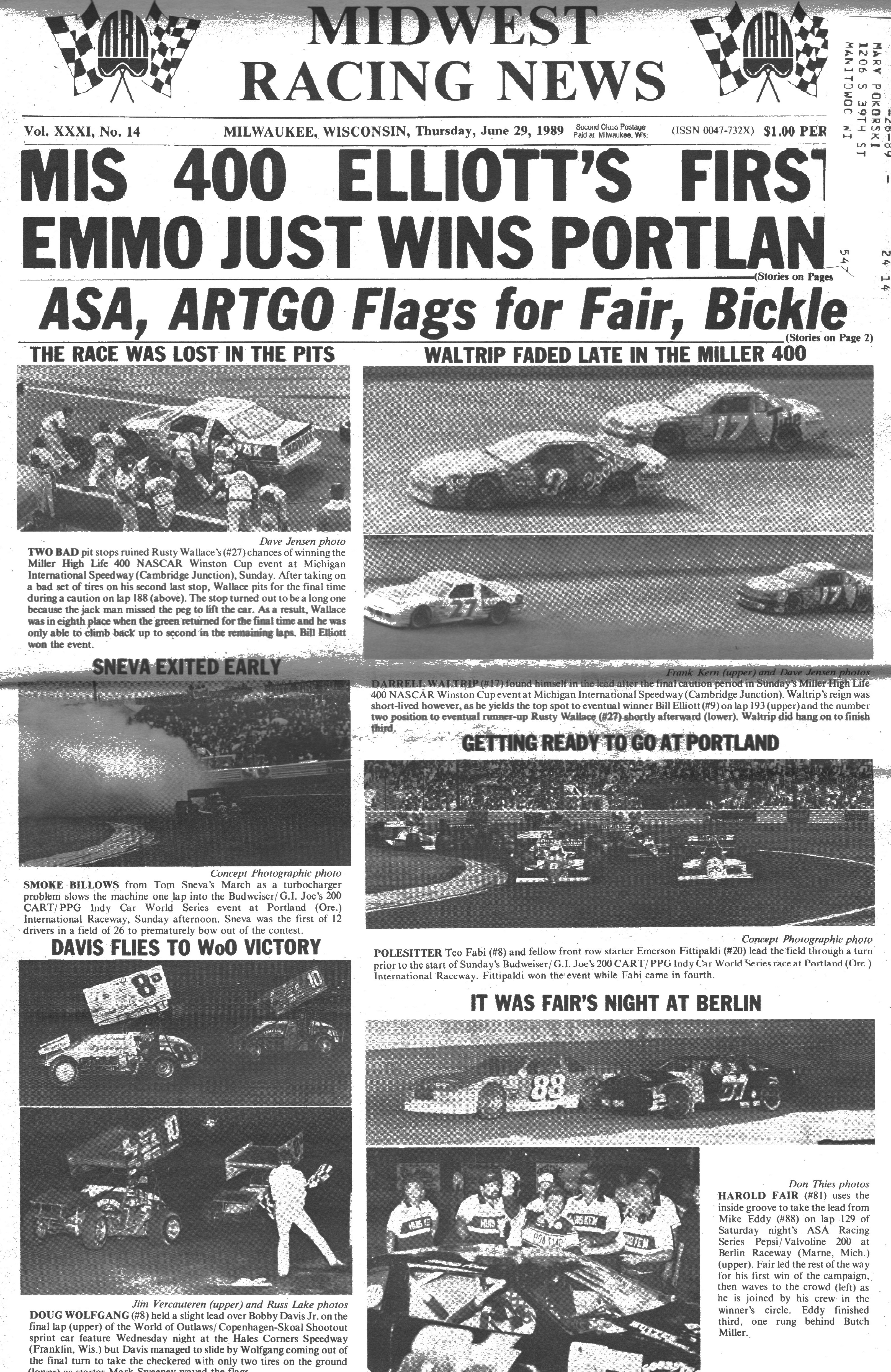 Midwest Racing News Page 1
