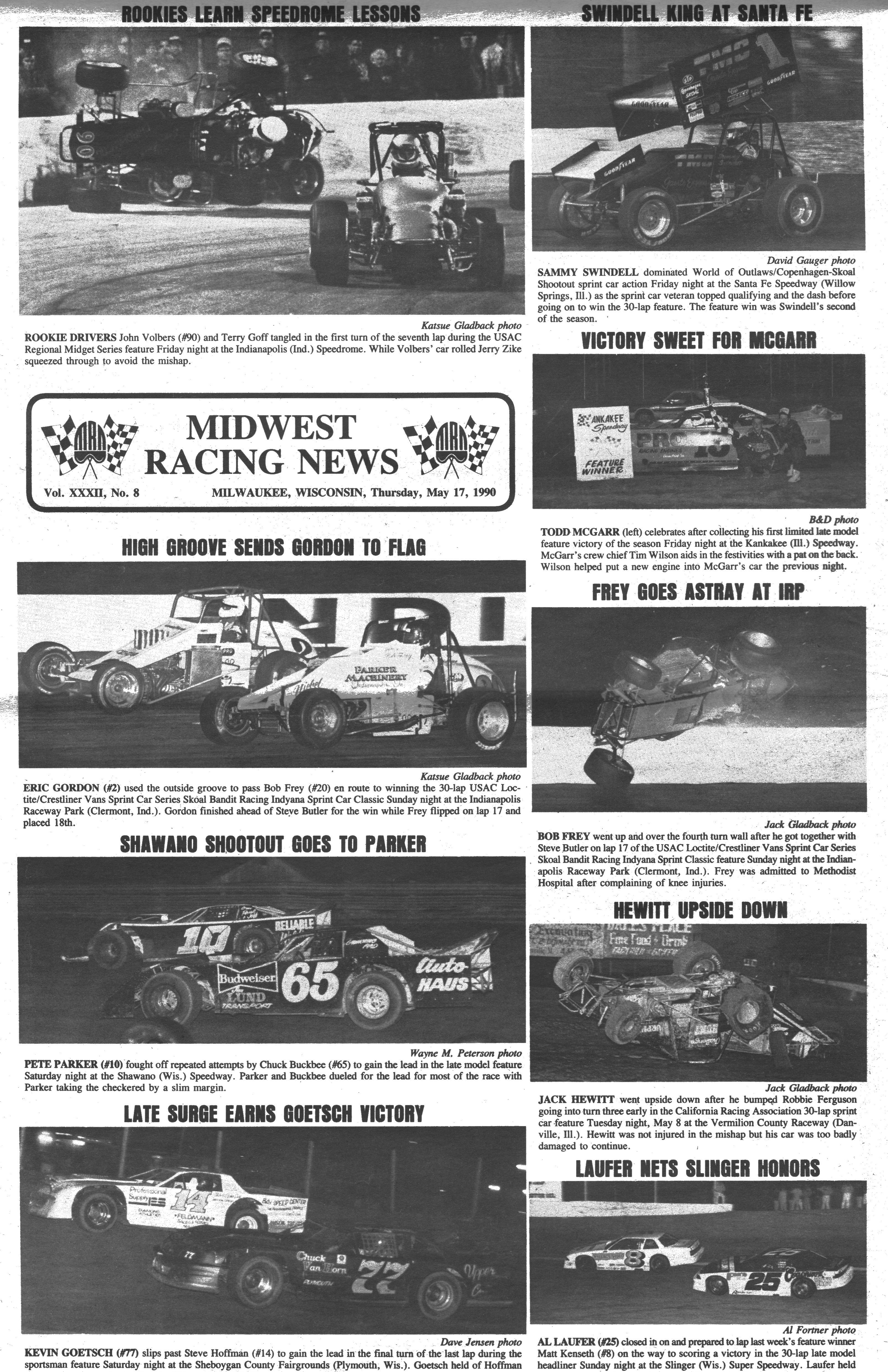 Midwest Racing News back cover