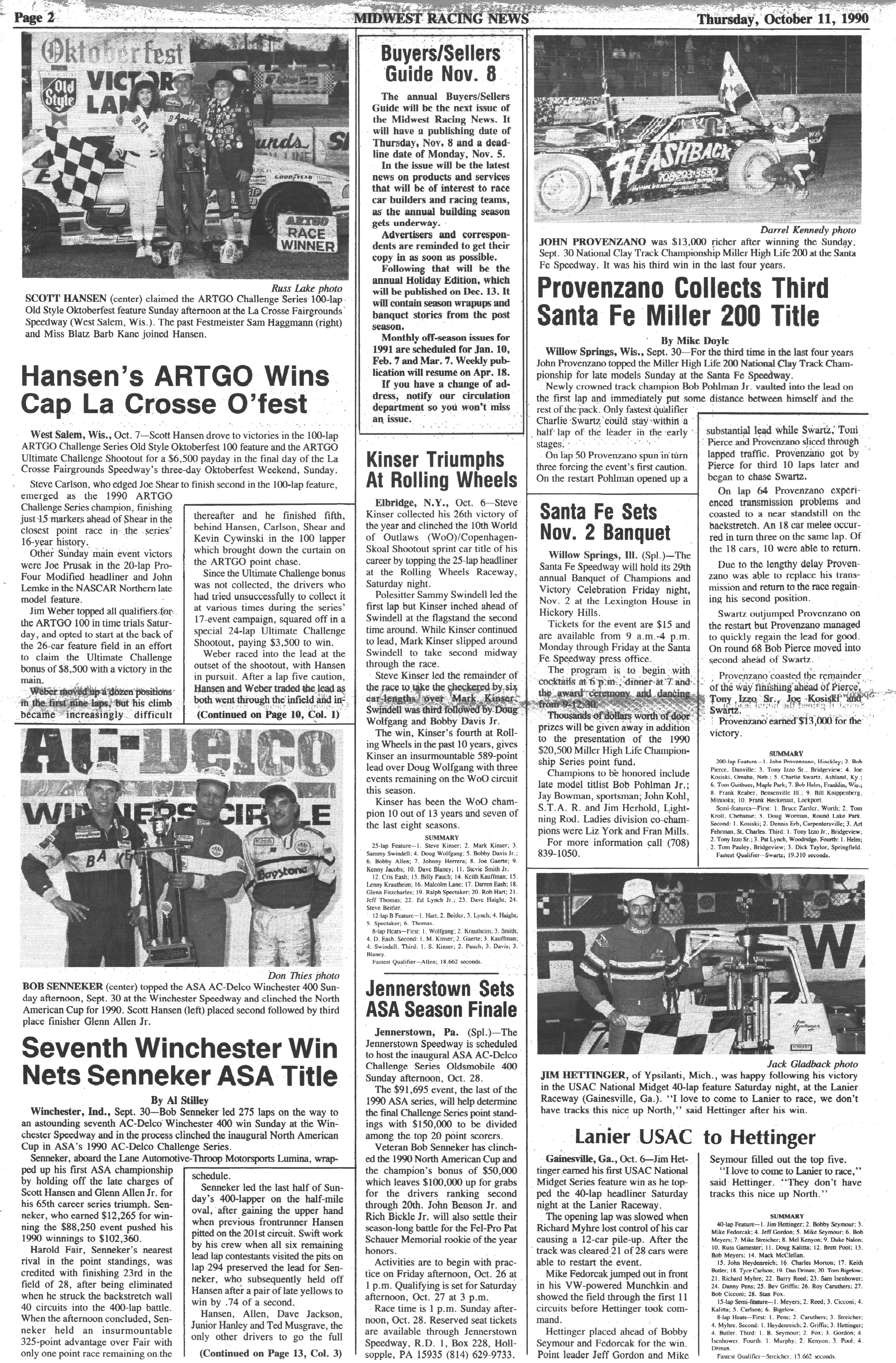 Midwest Racing News Page 2