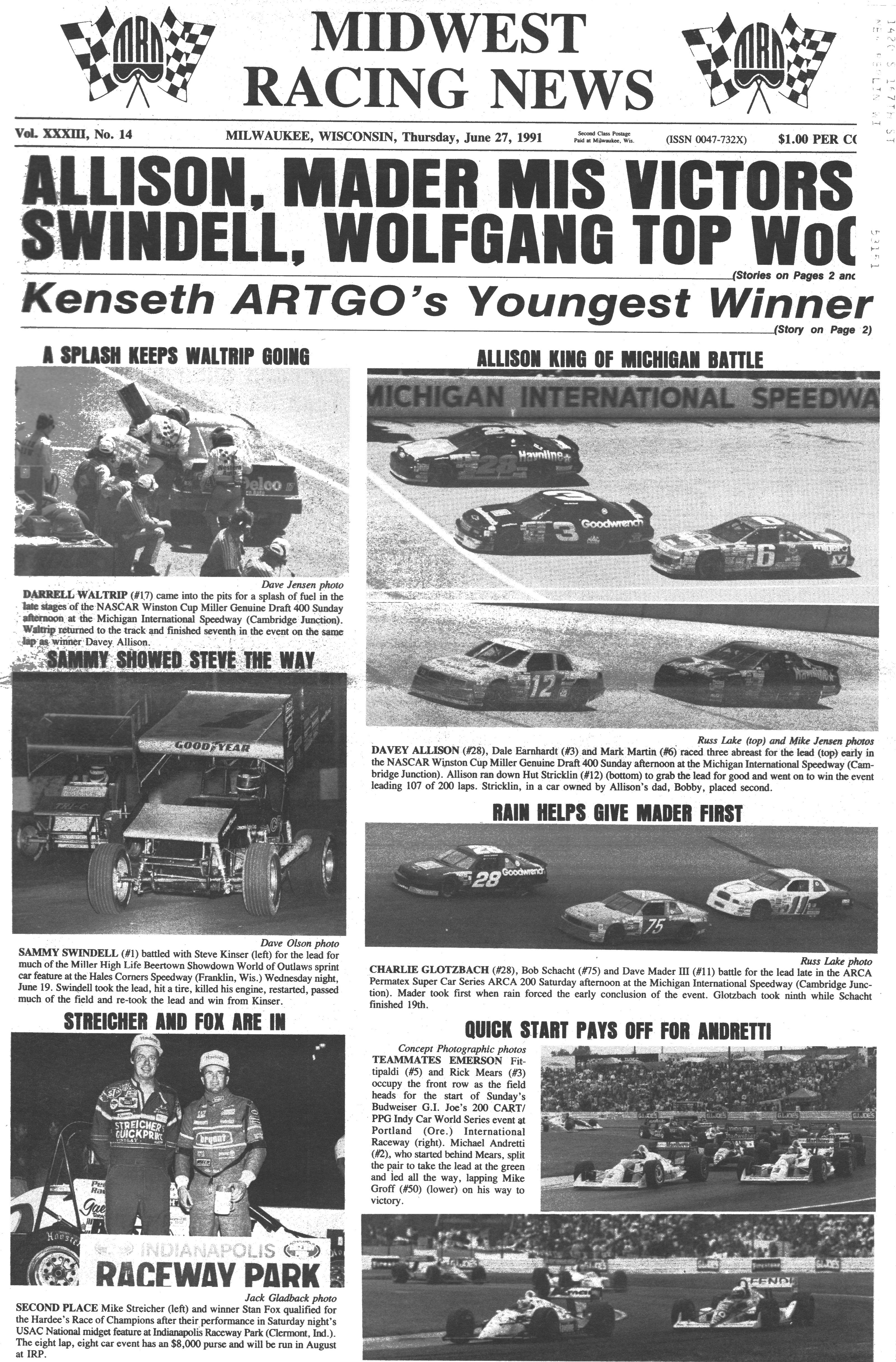 Midwest Racing News Page 1