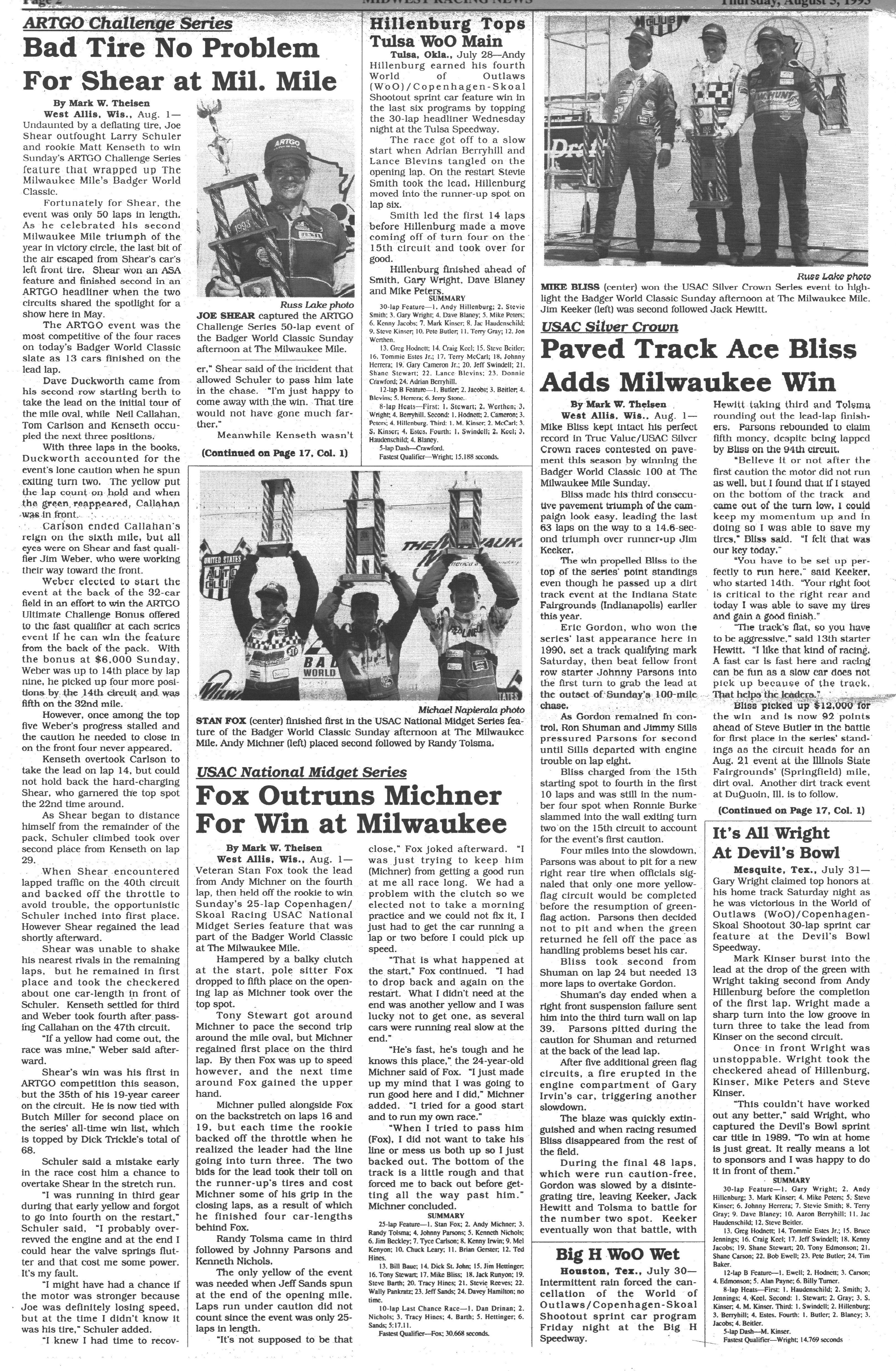 Midwest Racing News Page 2