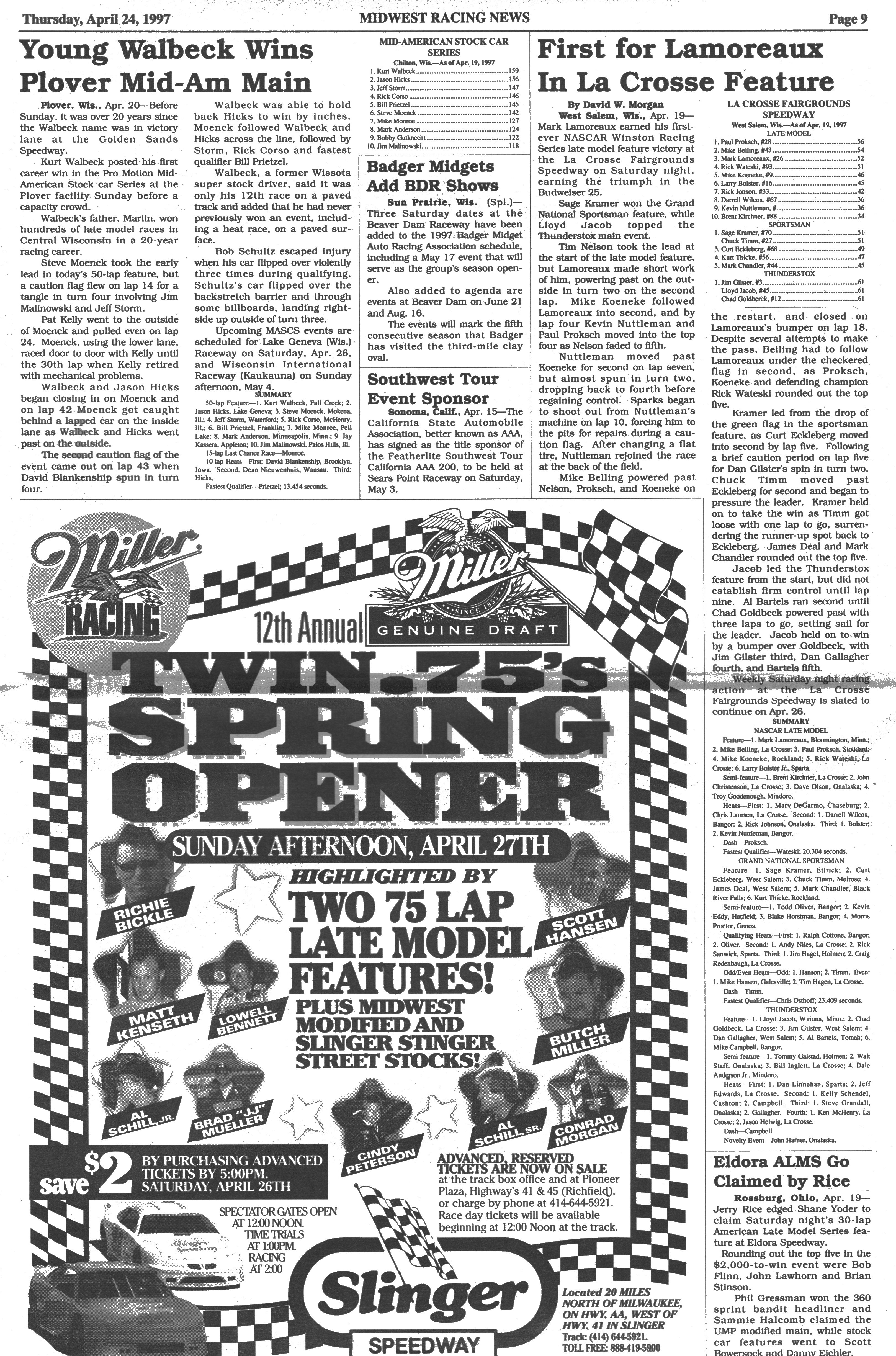 Midwest Racing News Page 9