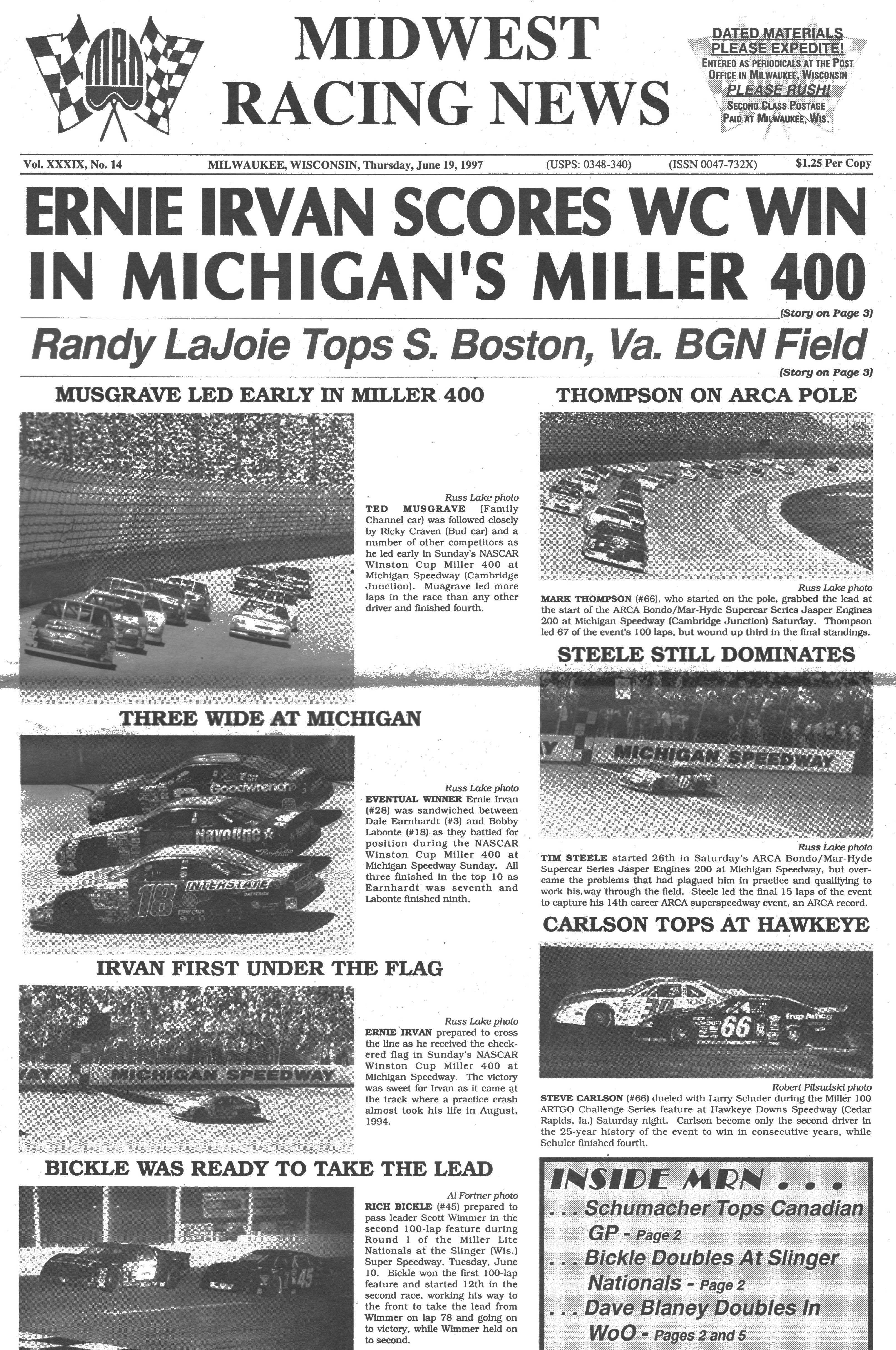 Midwest Racing News Page 1