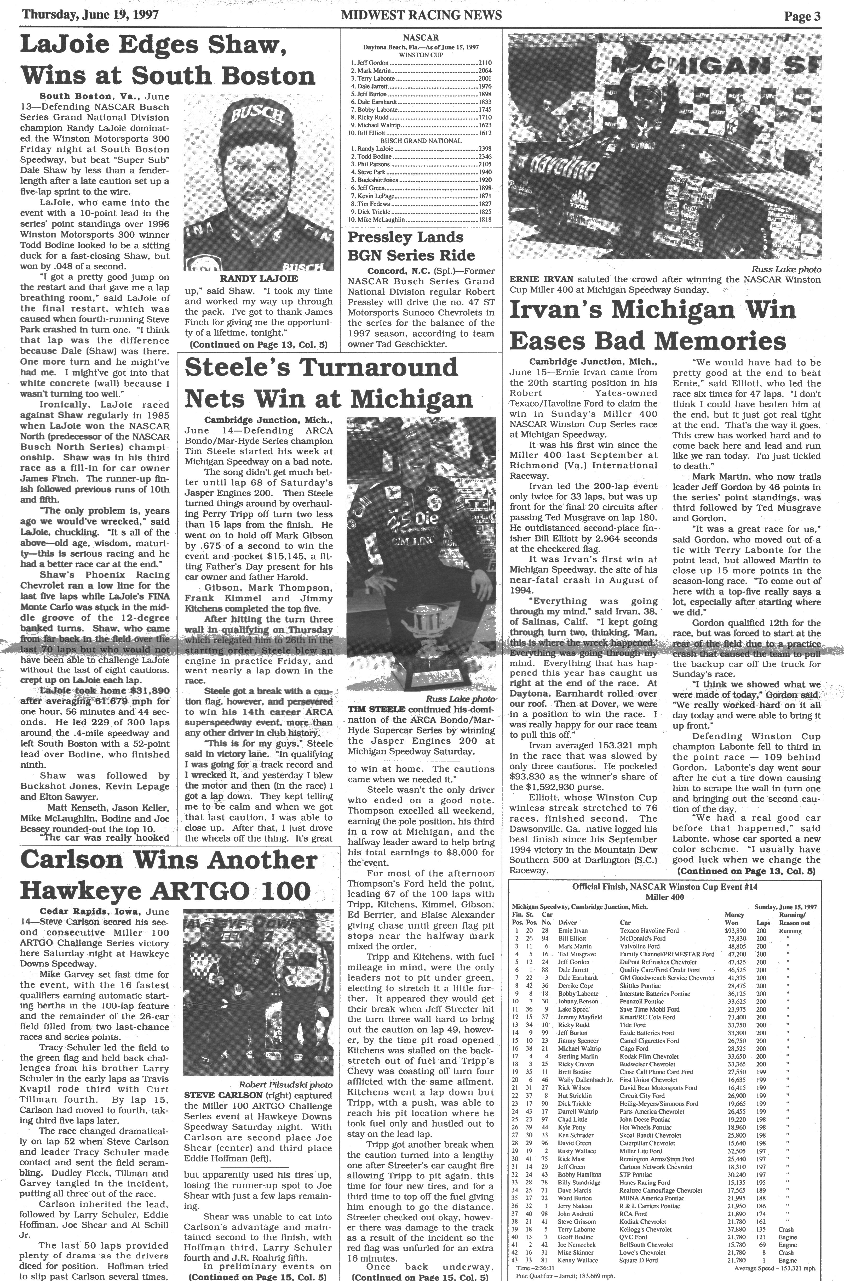 Midwest Racing News Page 3