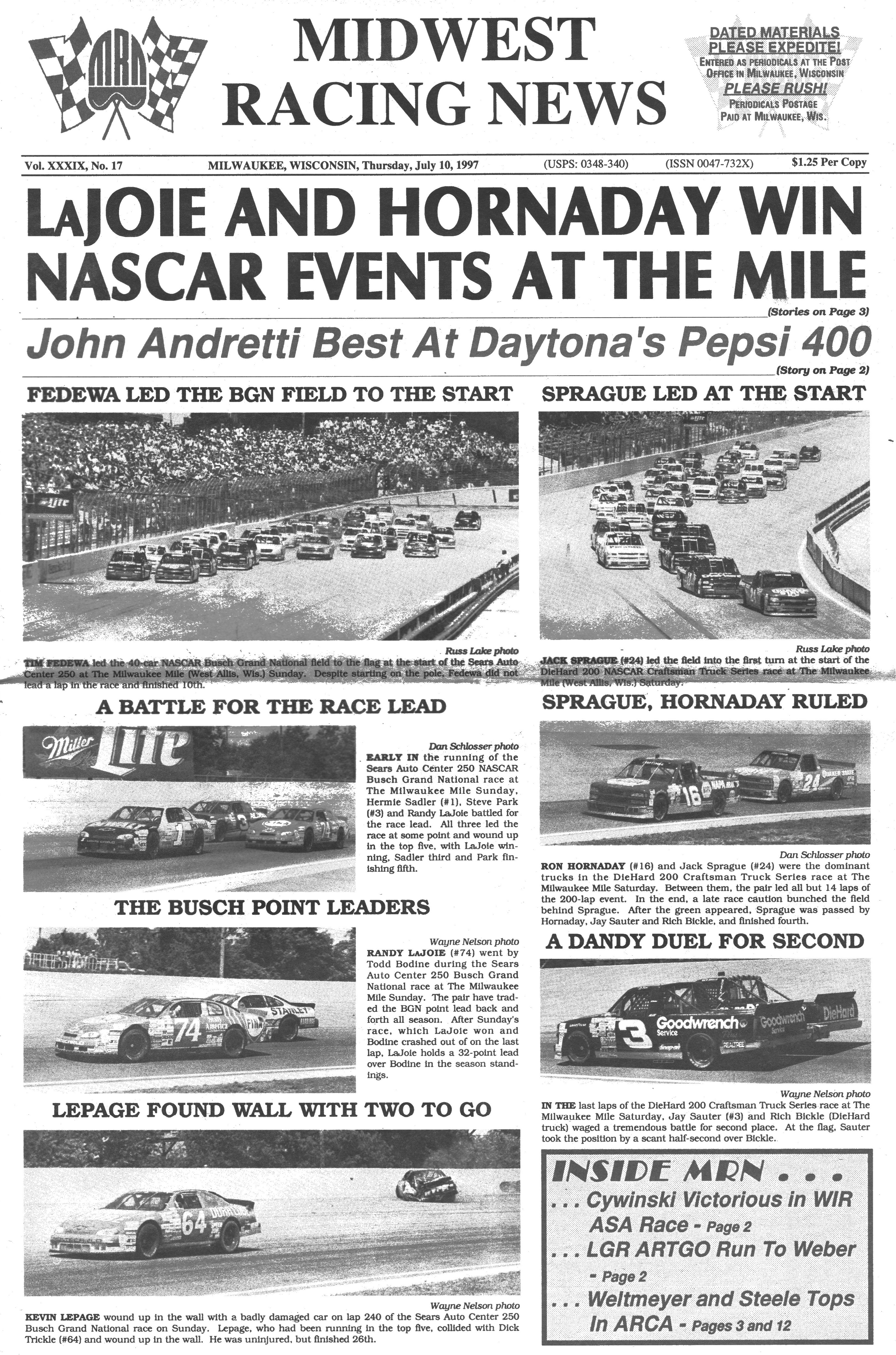 Midwest Racing News Page 1