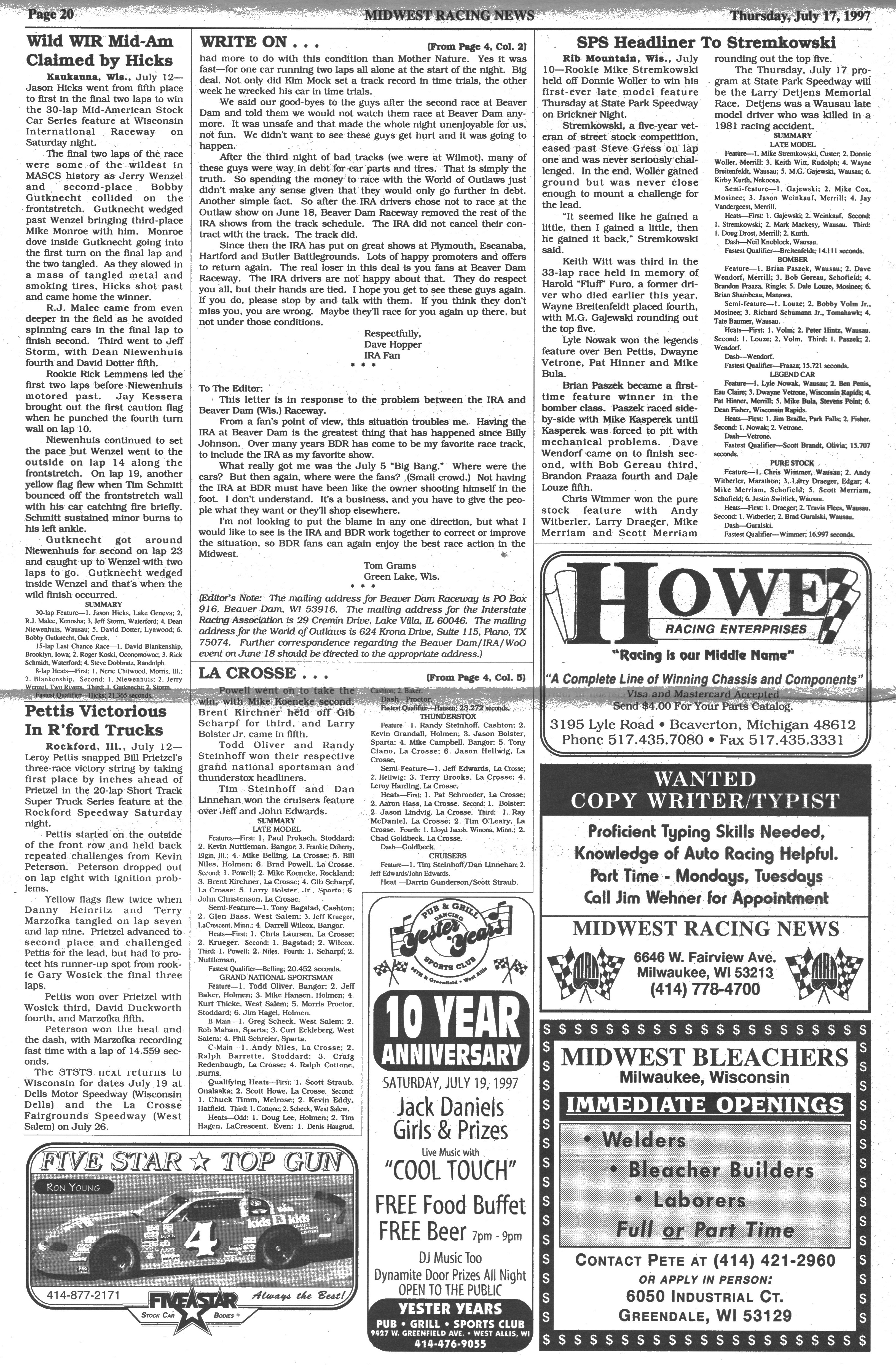 Midwest Racing News Page 20
