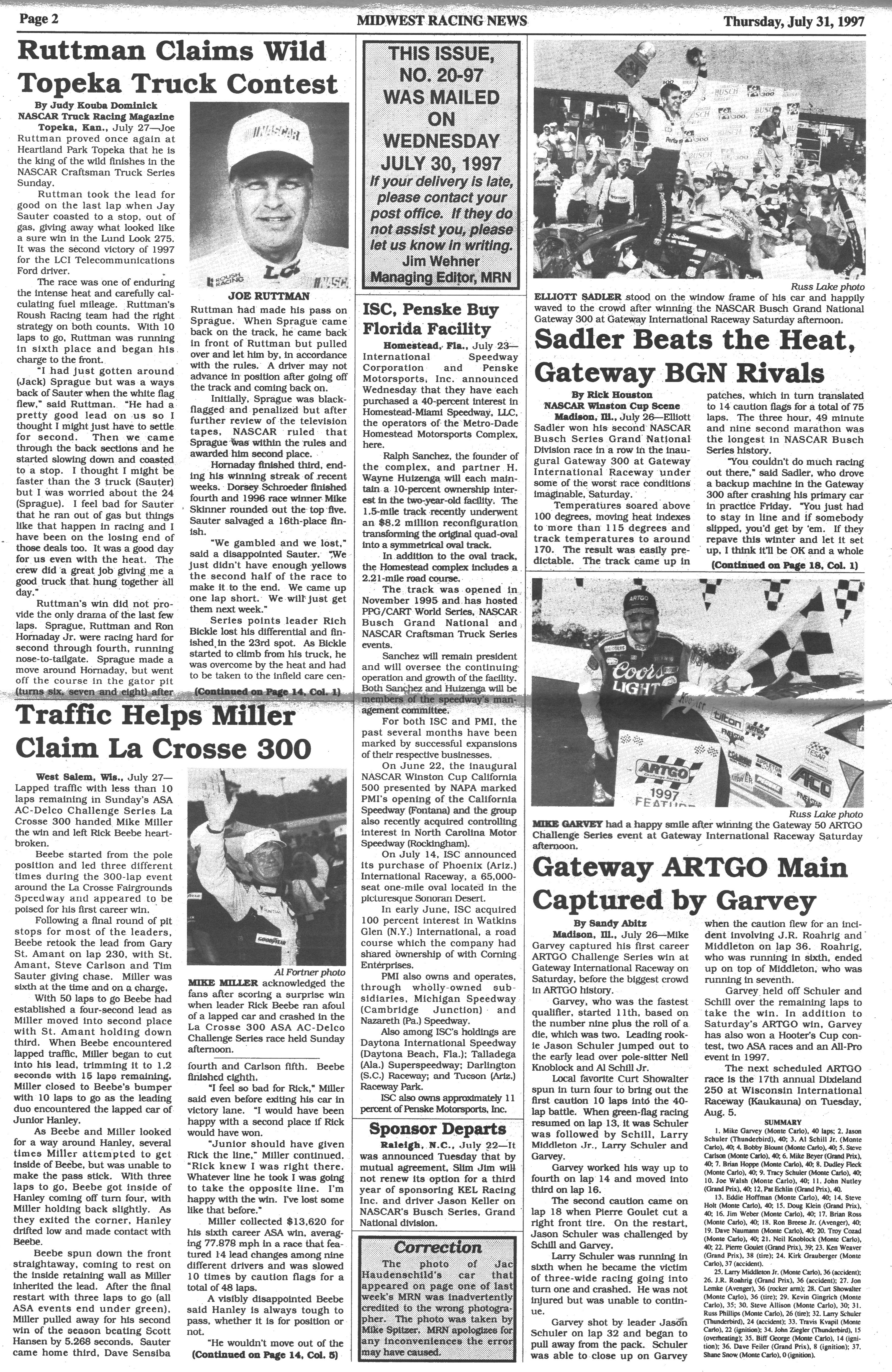 Midwest Racing News Page 2