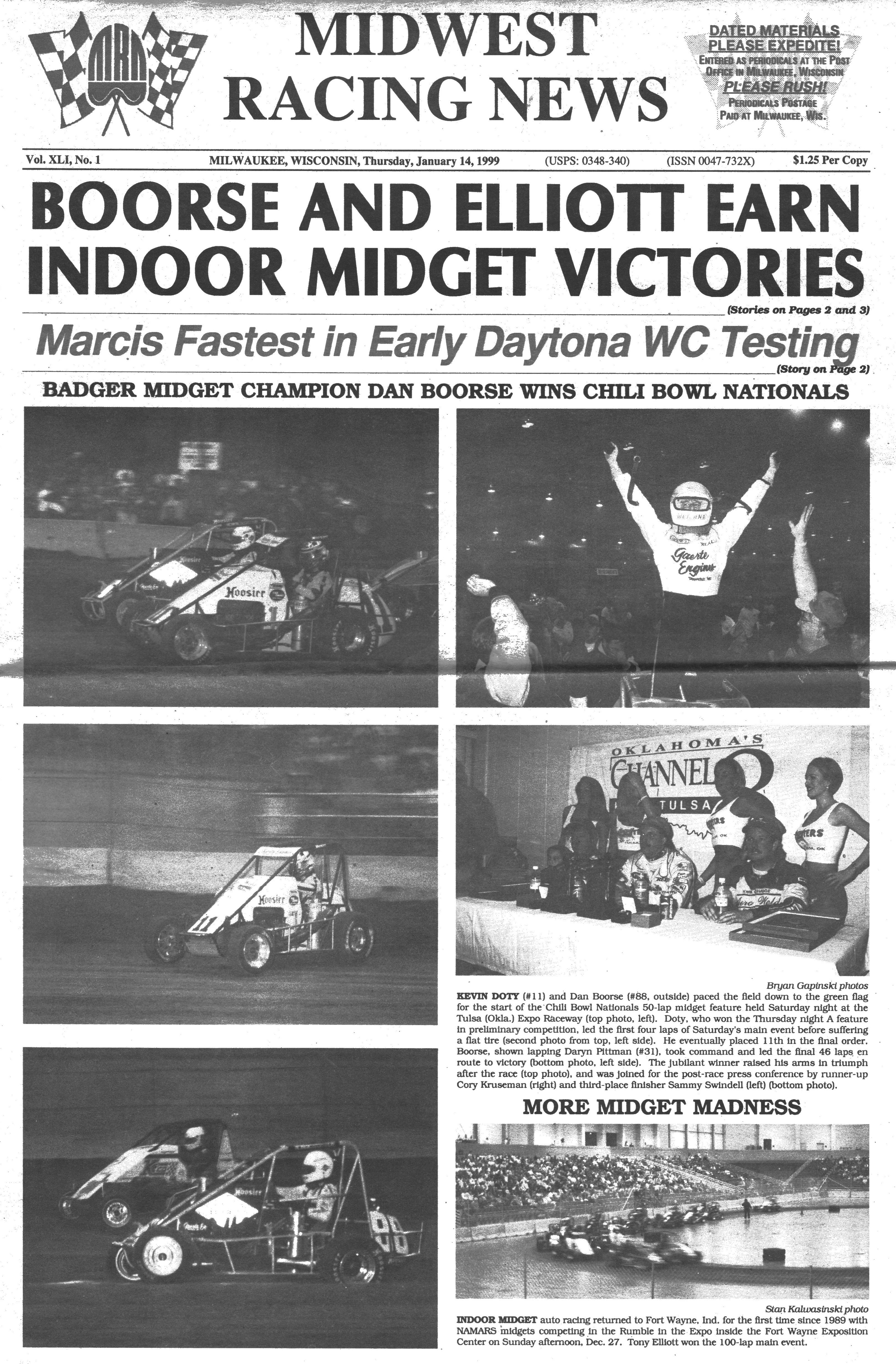 Midwest Racing News 1999