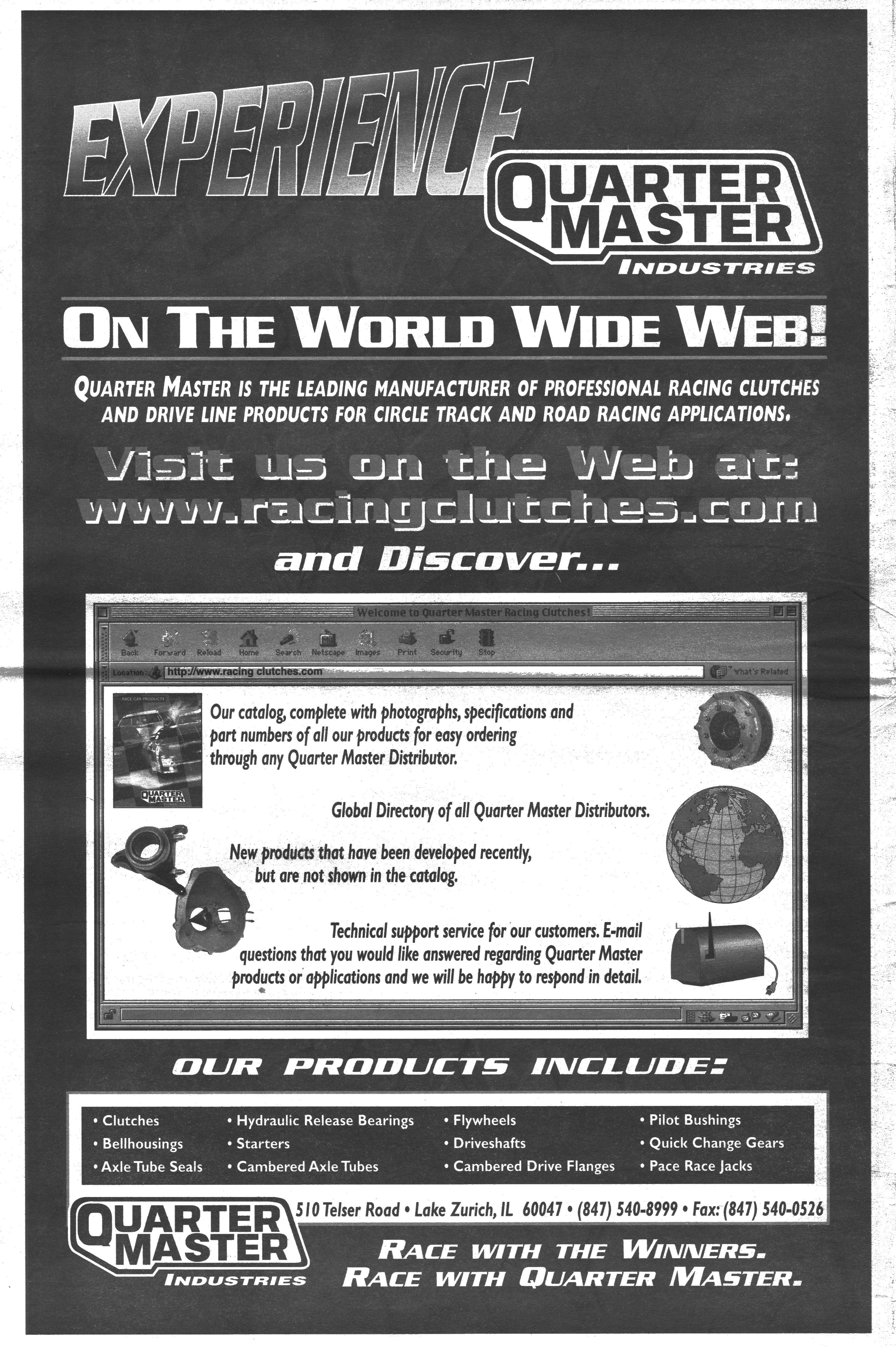 Midwest Racing News back cover