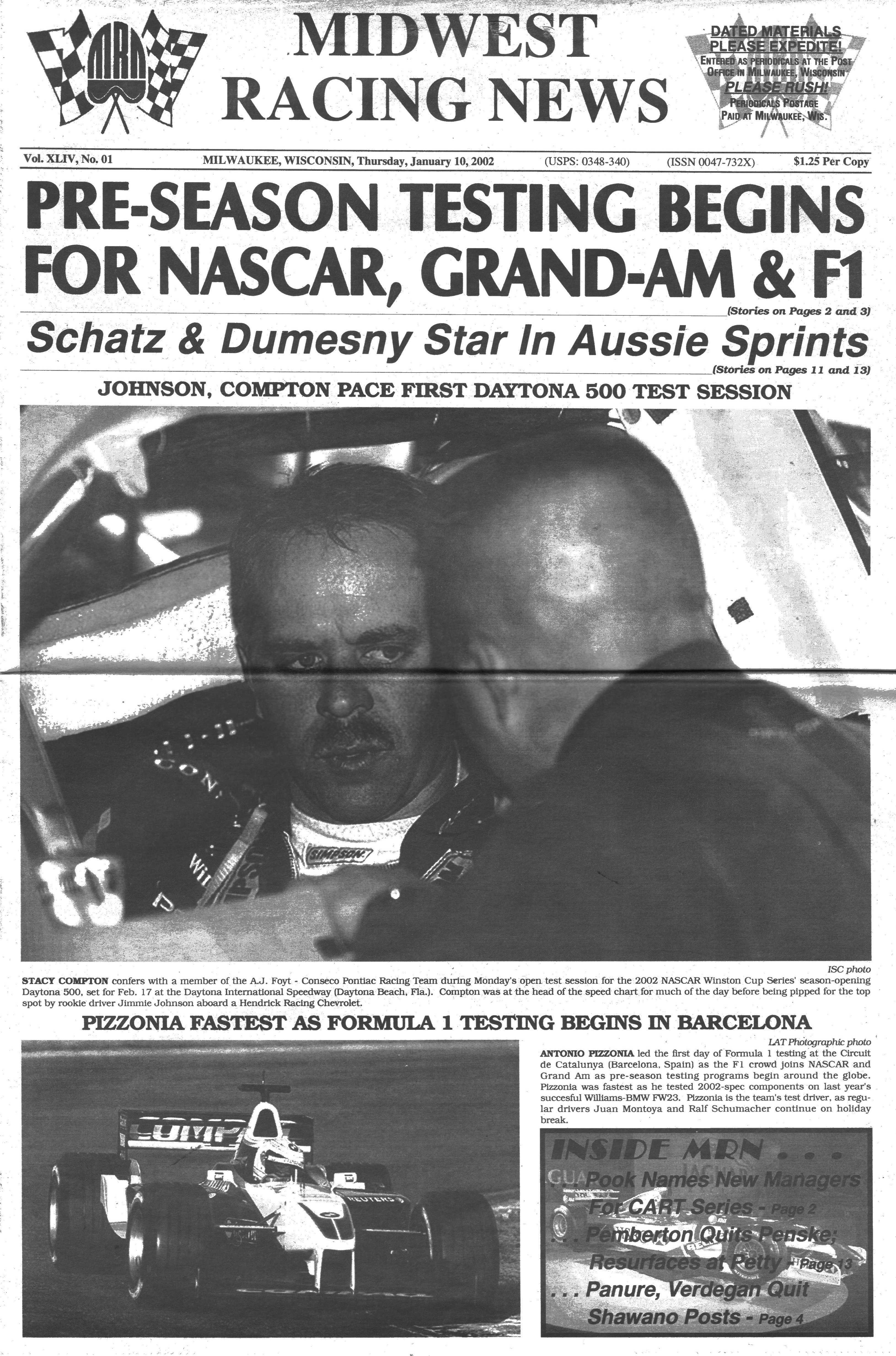 Midwest Racing News 2002