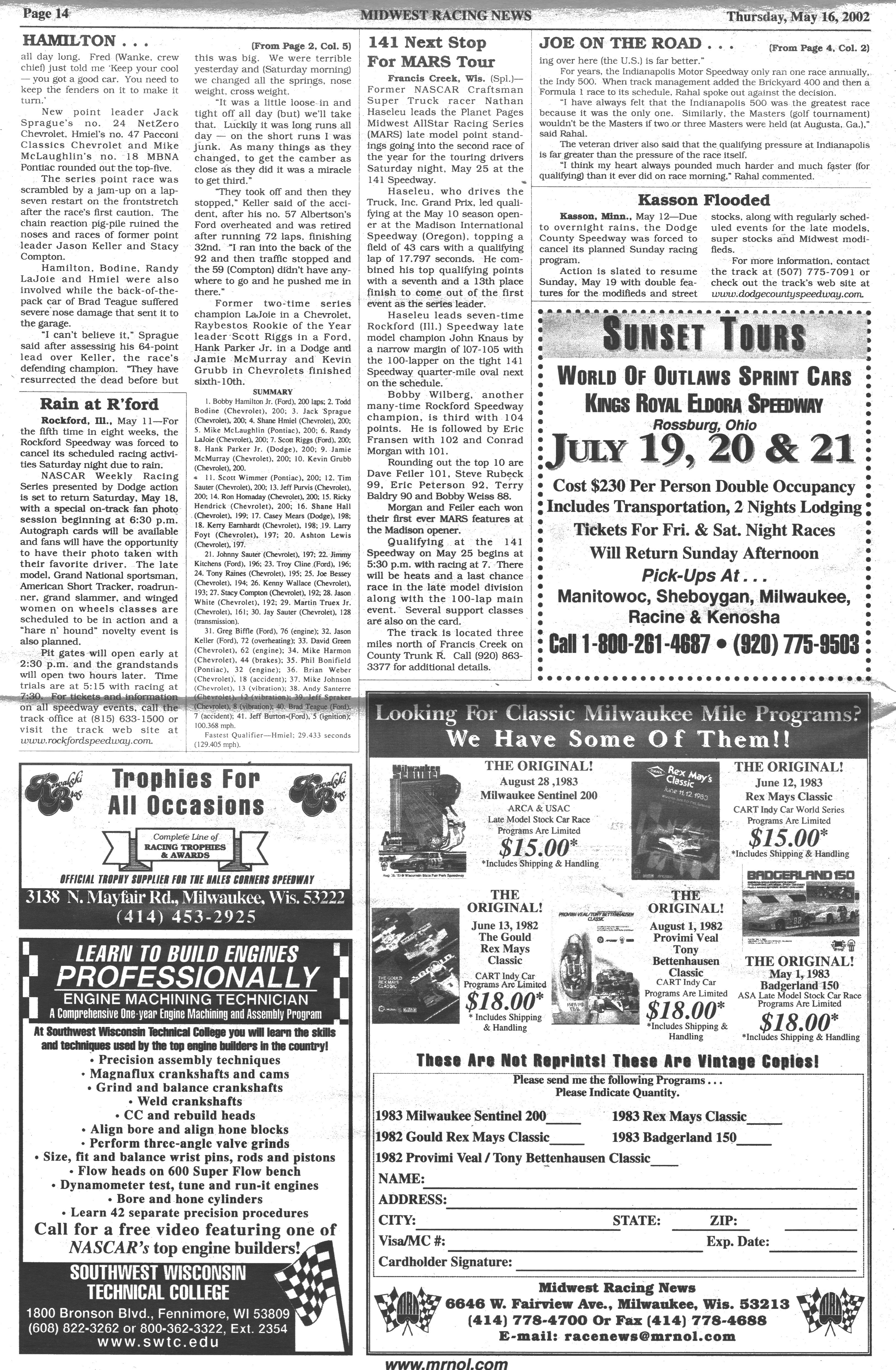 Midwest Racing News Page 14