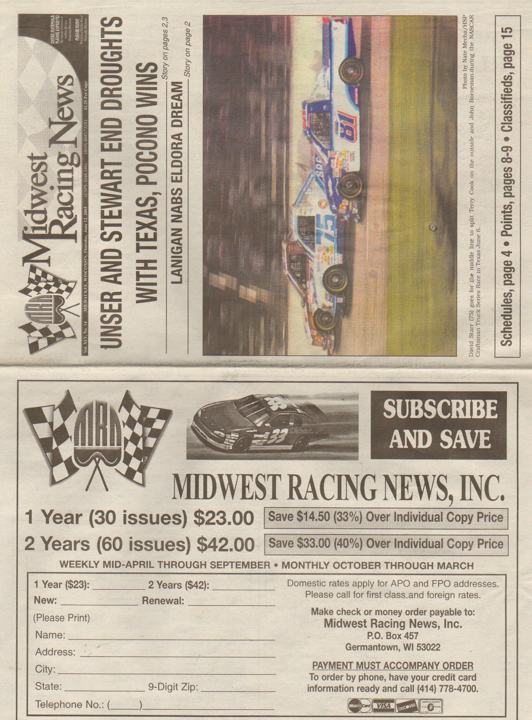 Page 1 • Front Cover