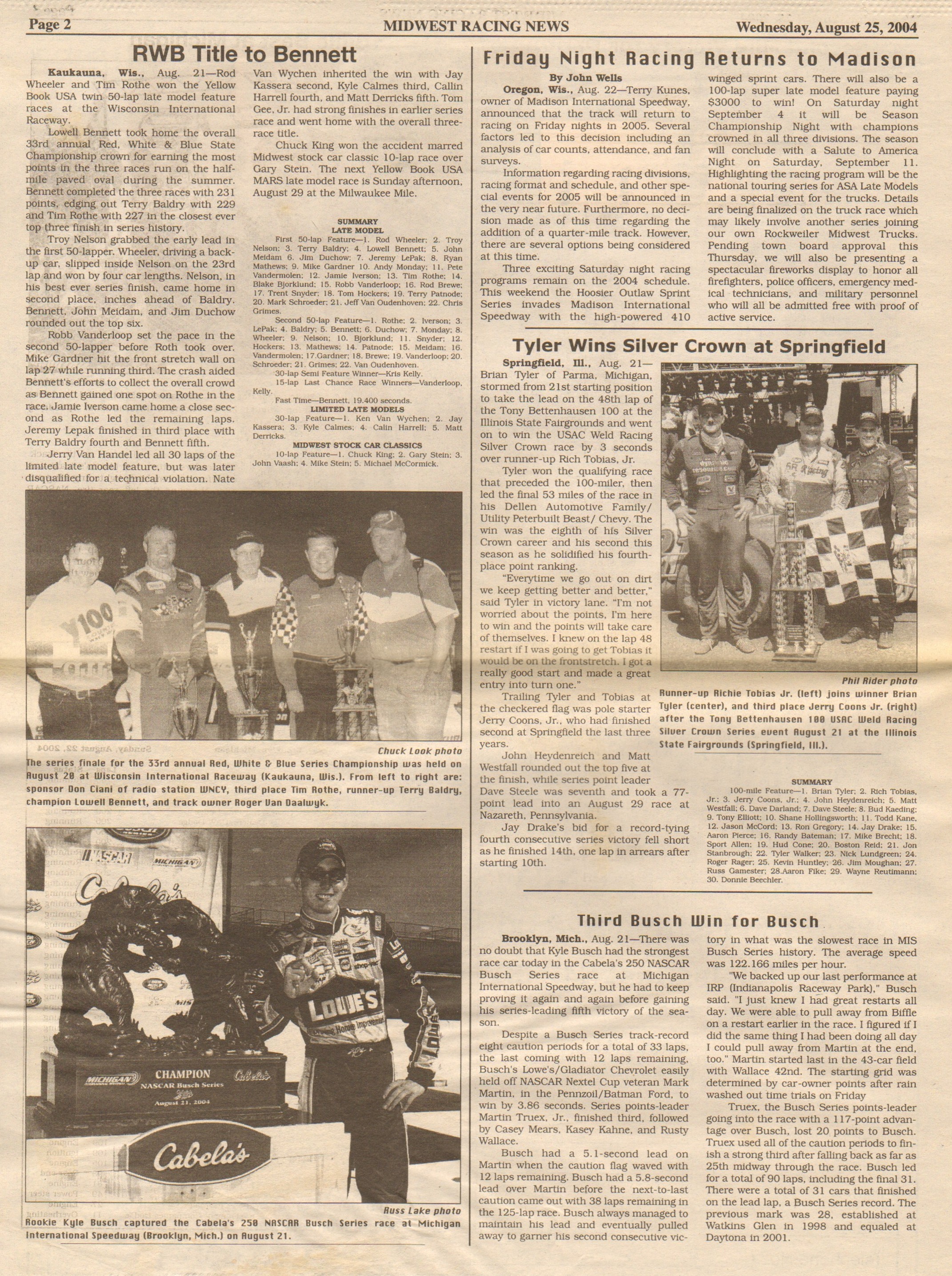 Midwest Racing News Page 2