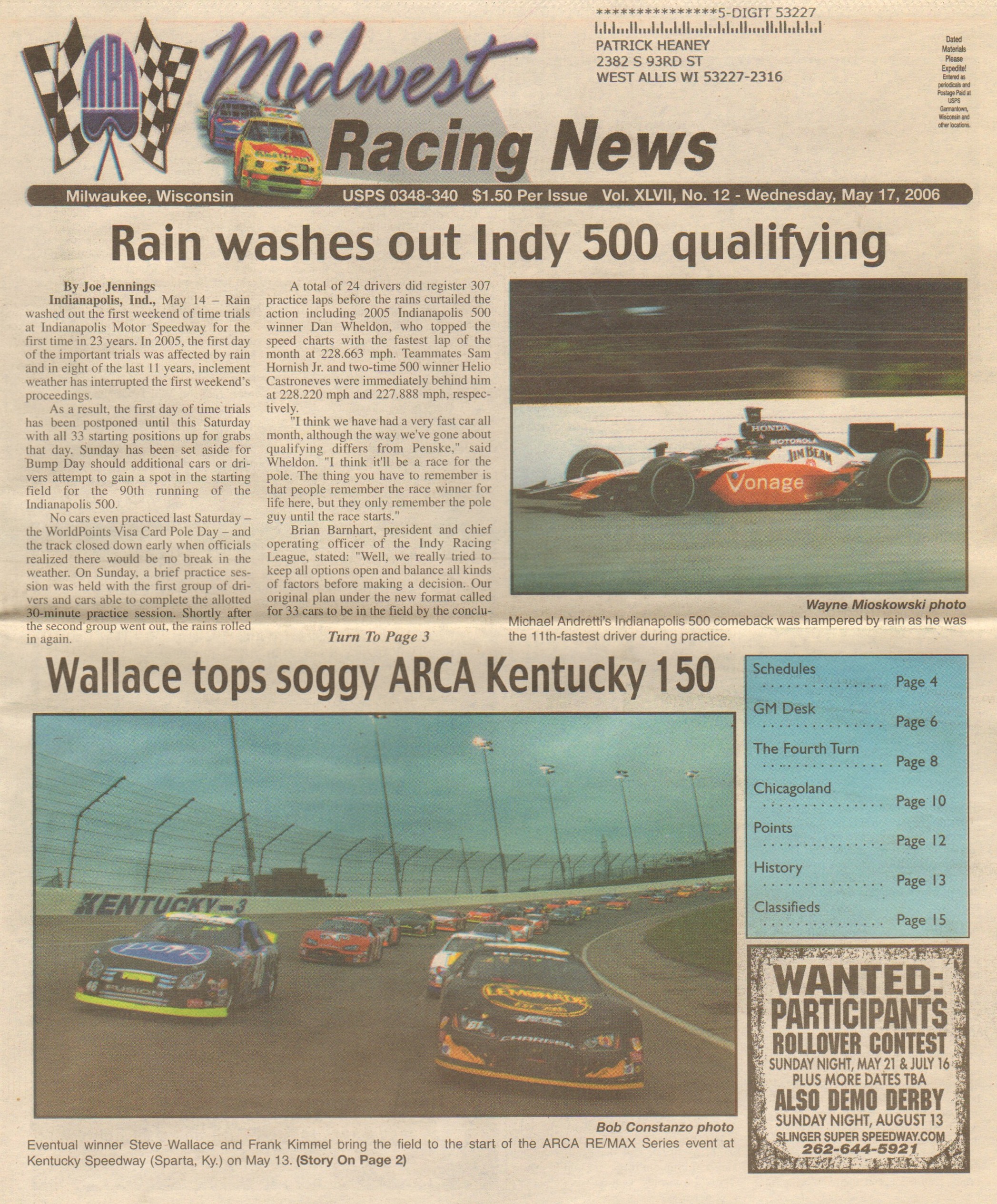 Page 1 • Front Cover