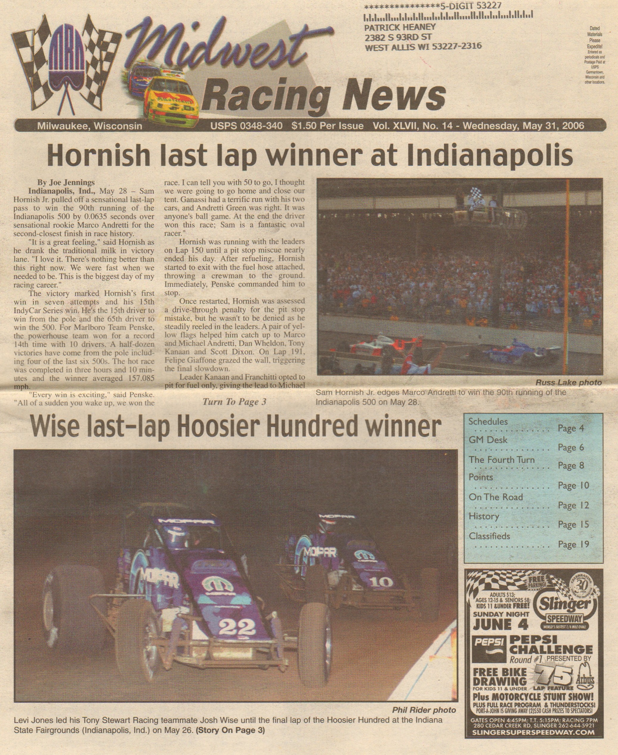 Page 1 • Front Cover