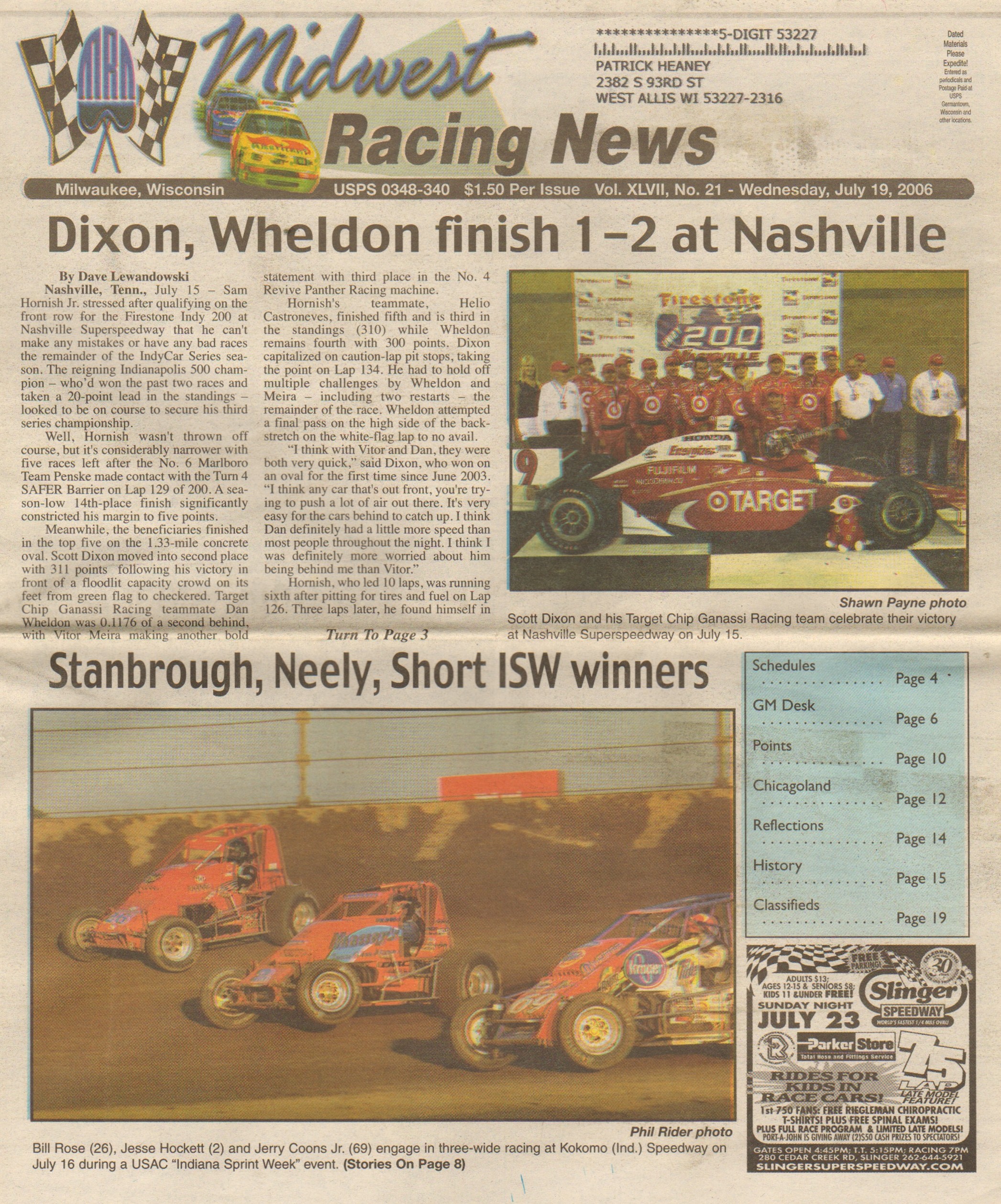 Page 1 • Front Cover