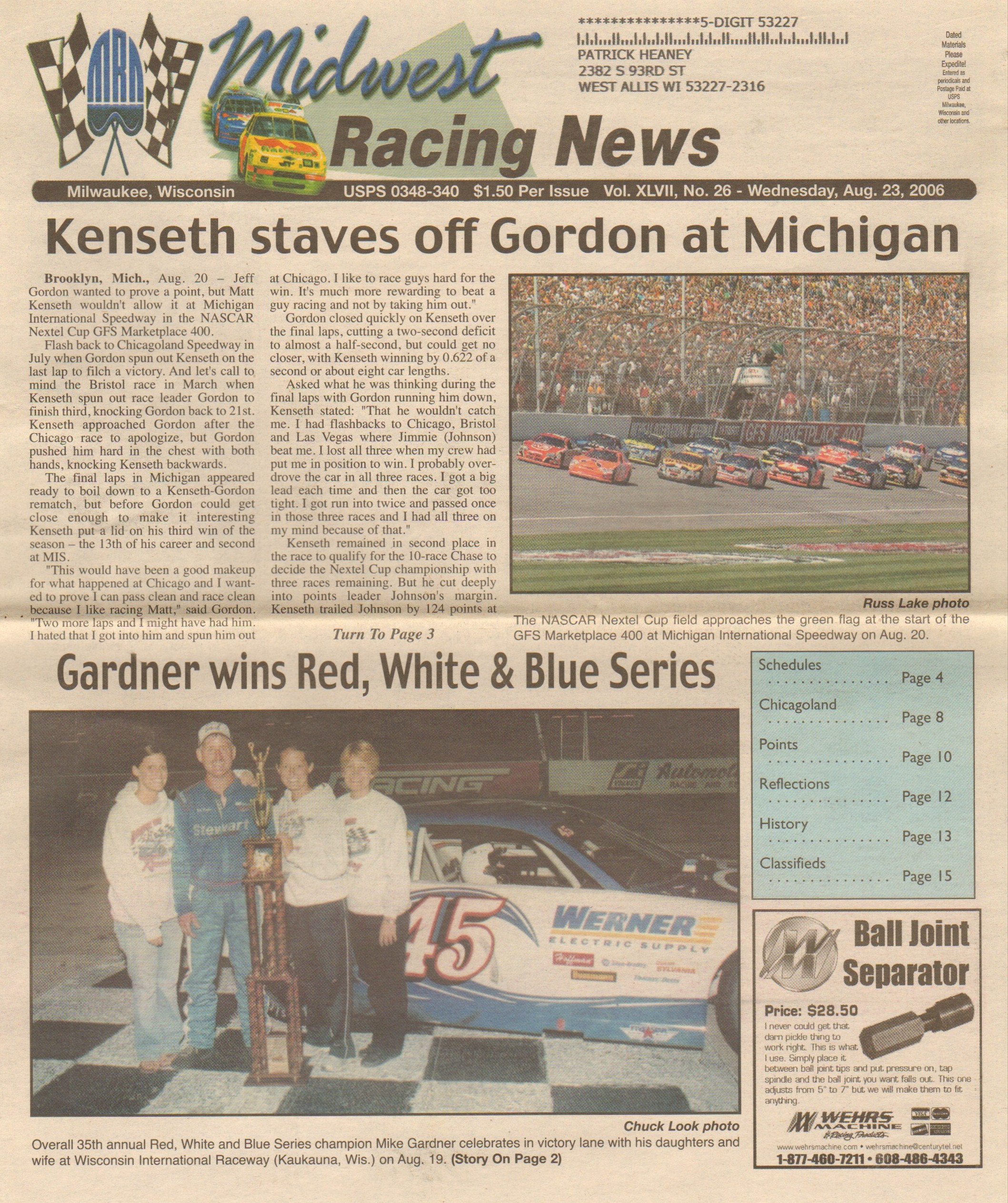 Page 1 • Front Cover