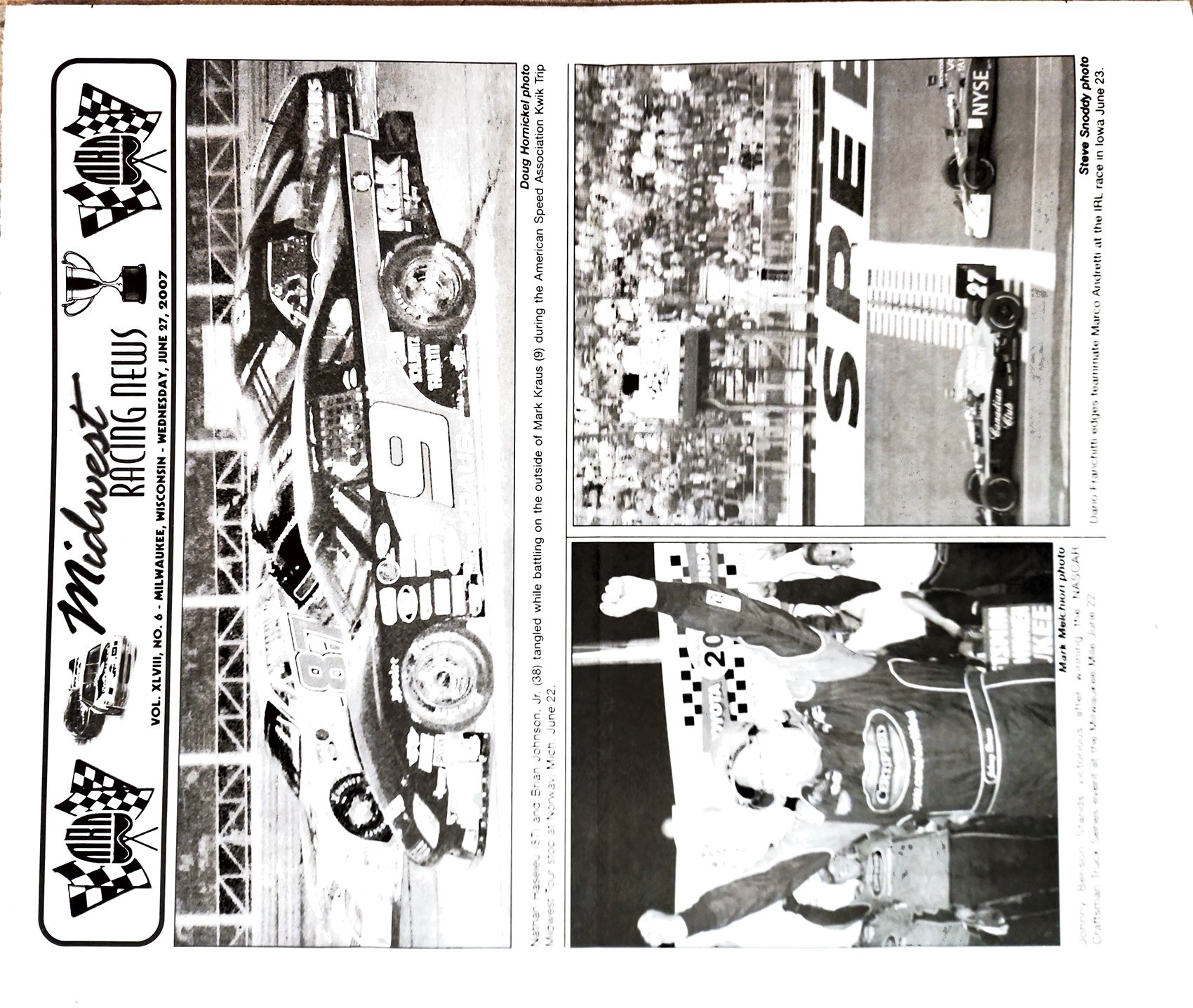 Midwest Racing News back cover