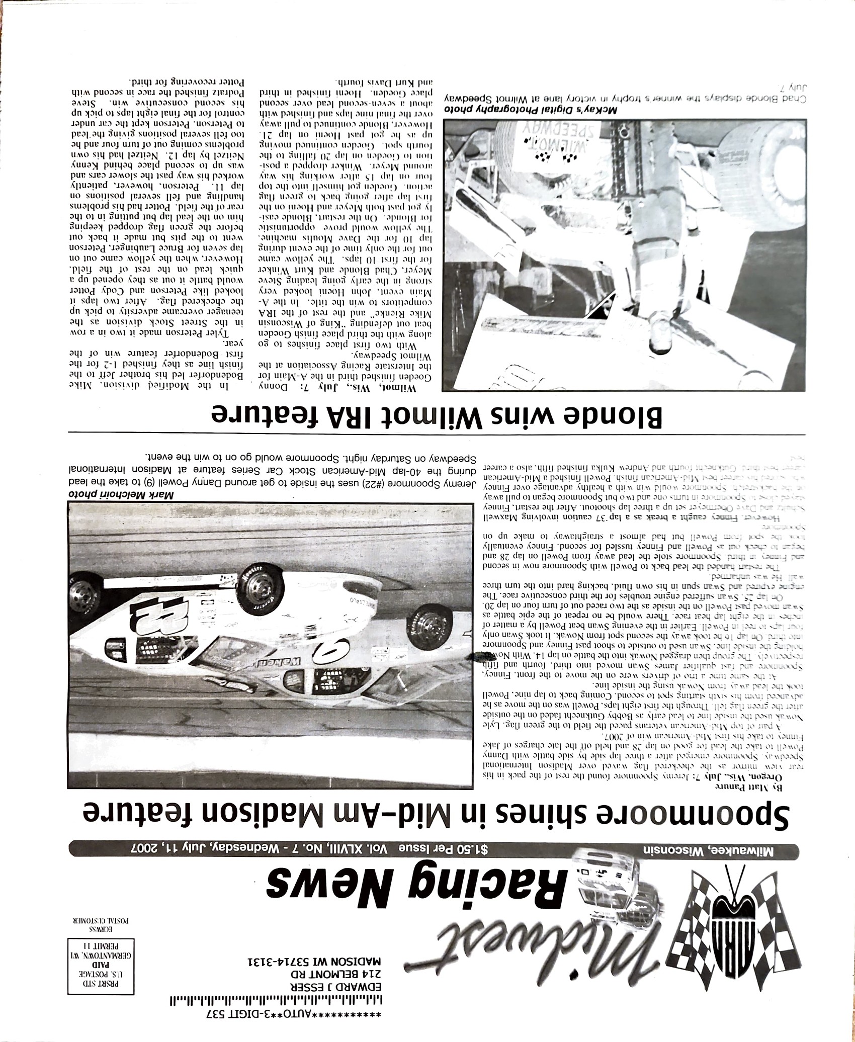 Midwest Racing News Page 1