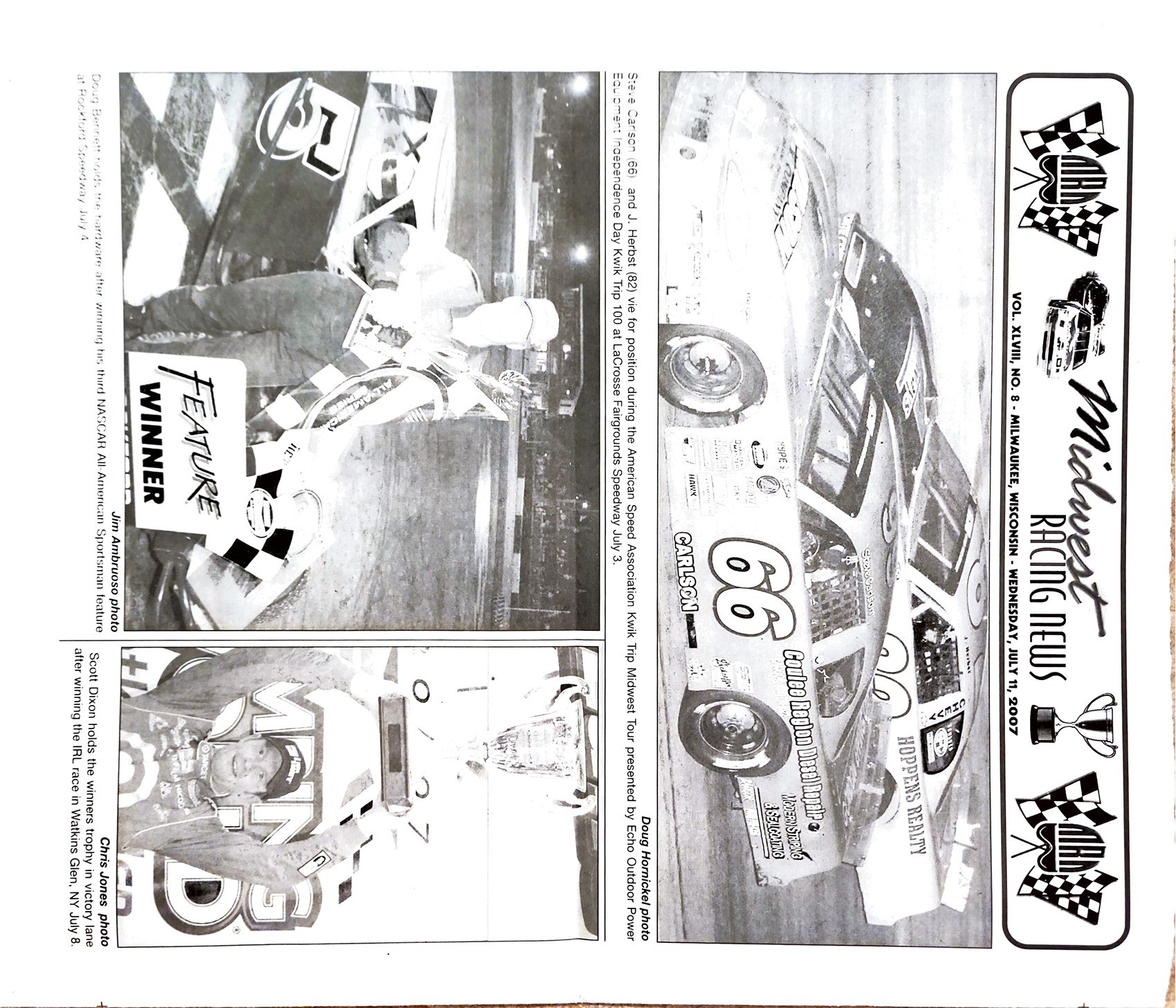 Midwest Racing News back cover