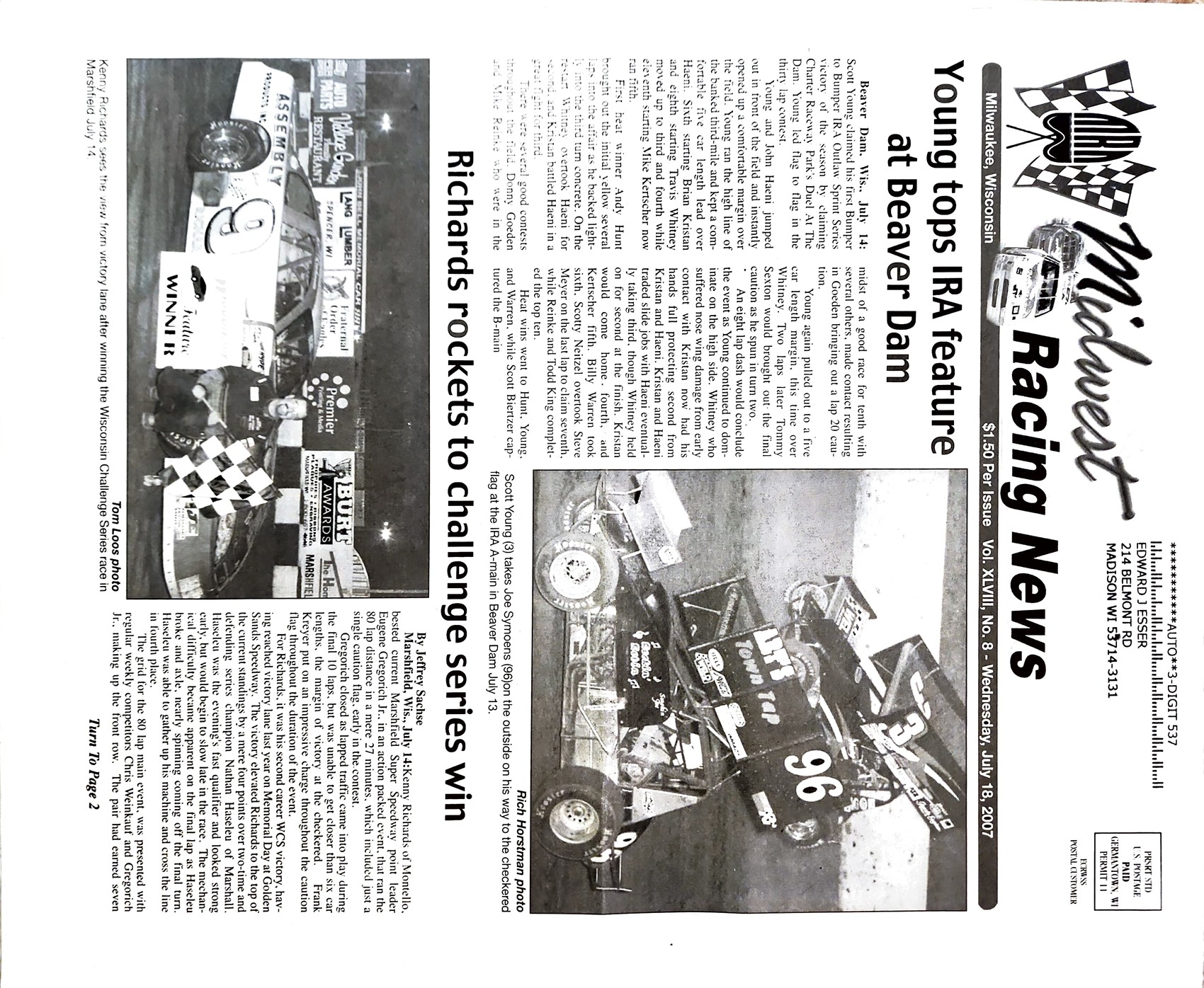 Page 1 • Front Cover