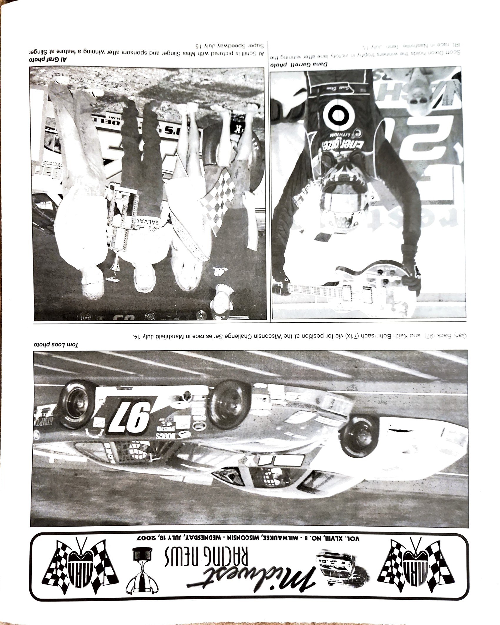 Midwest Racing News back cover