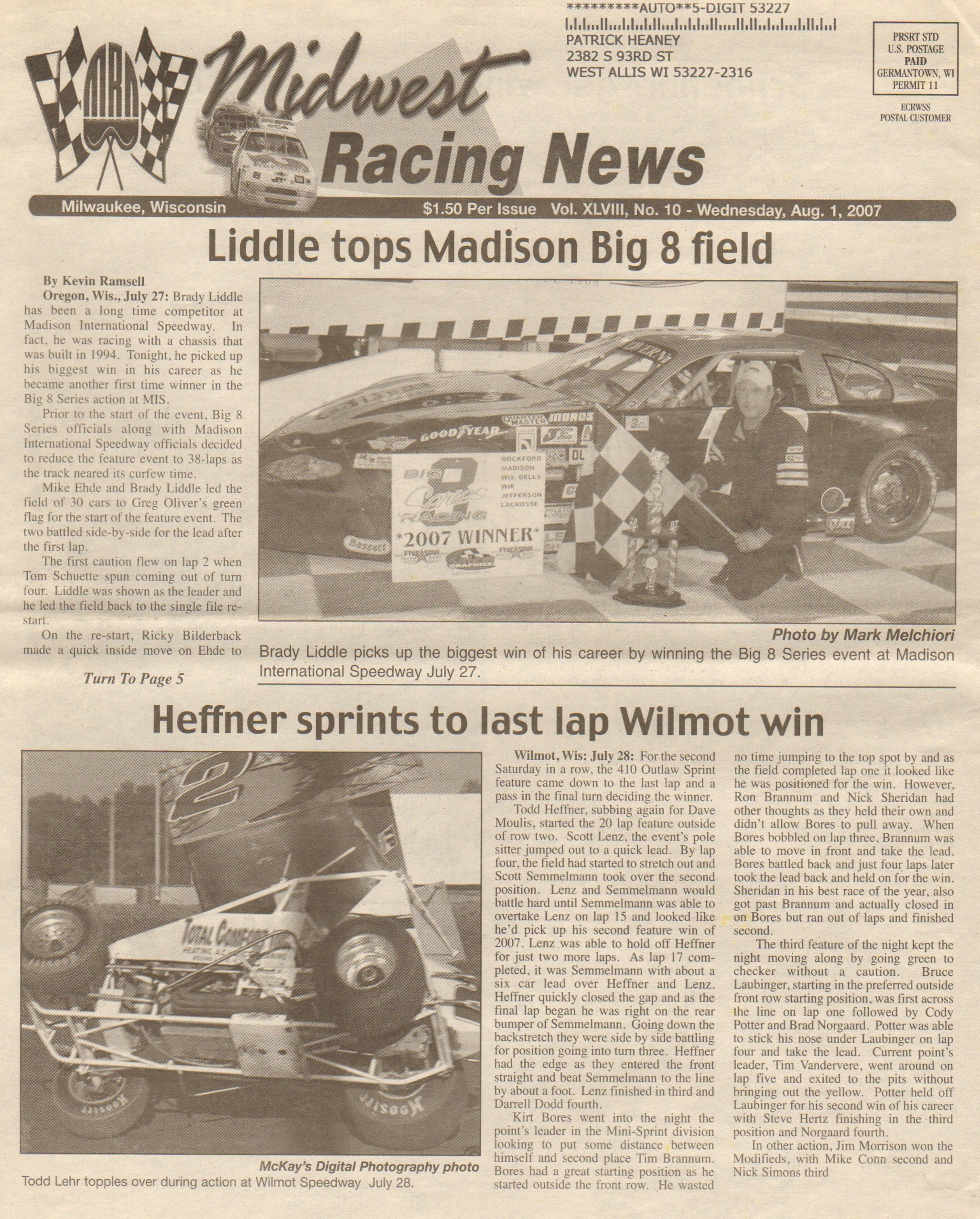 Page 1 • Front Cover