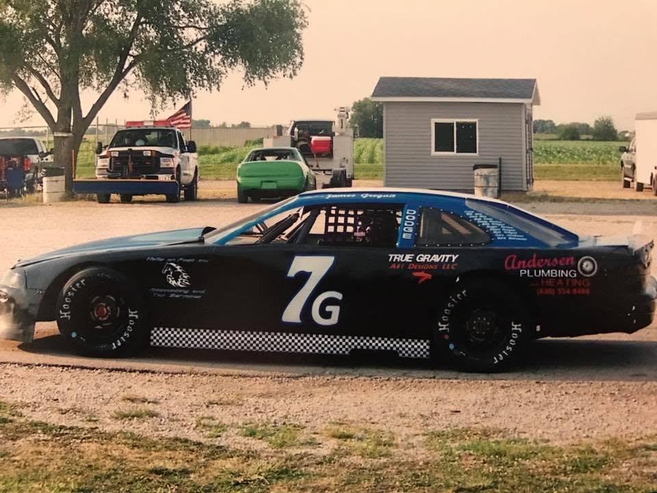 James Gregait at Grundy County Speedway