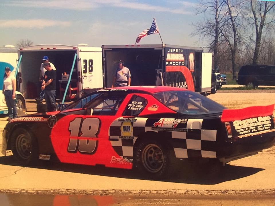 Jeremy Bloomberg at Grundy County Speedway