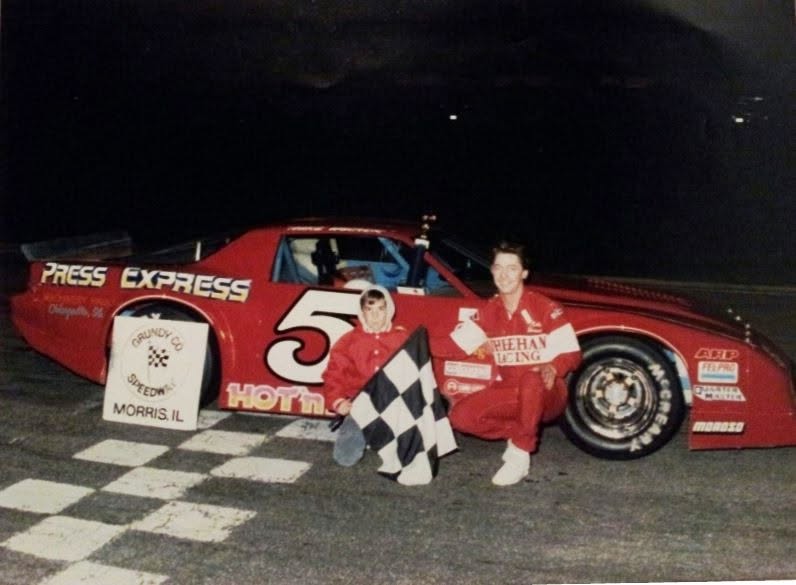 Mike Varner at Grundy County Speedway