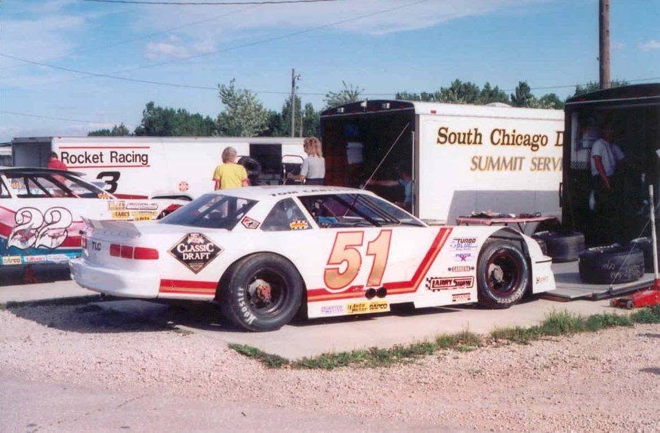 Tom Carlson at Grundy County Speedway