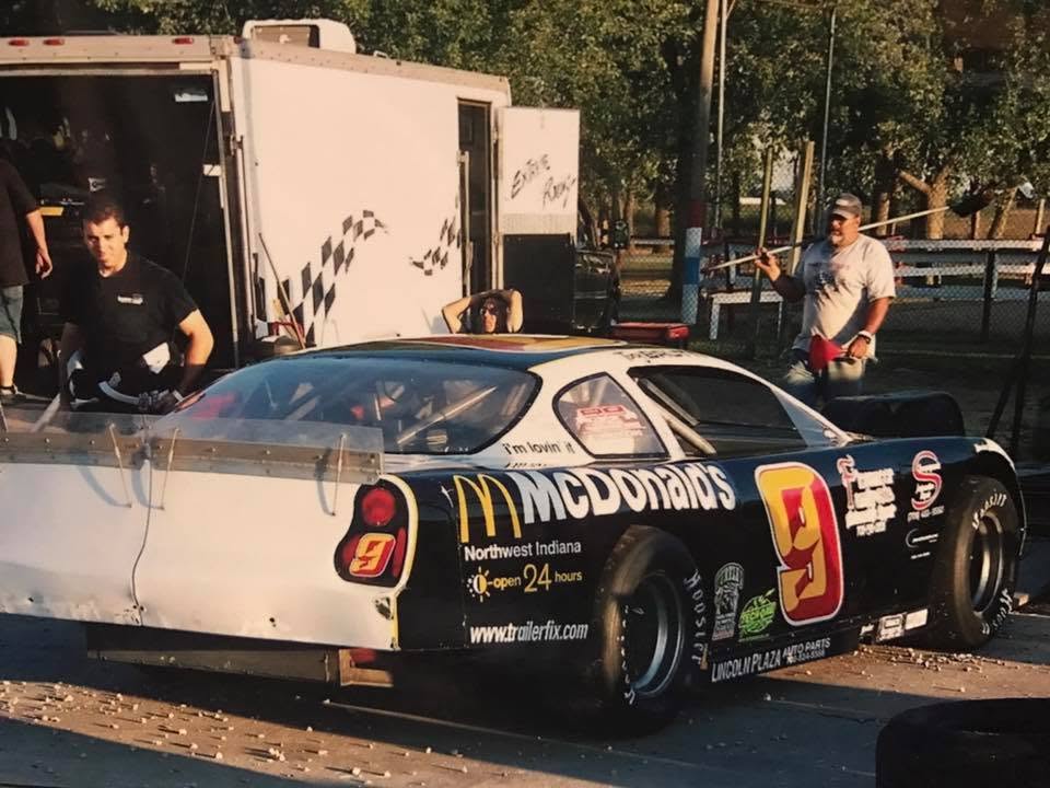 Tony Brutti at Grundy County Speedway