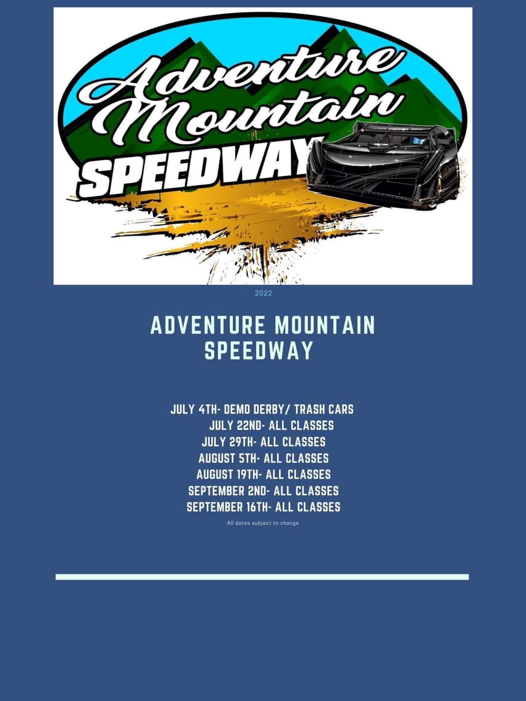 Adventure Mountain Poster