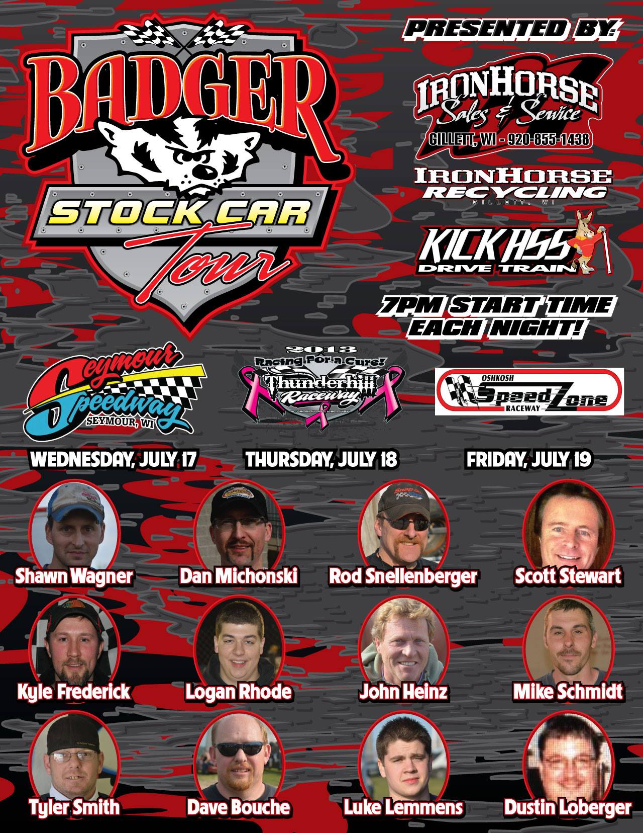 Badger Stock Tour Poster