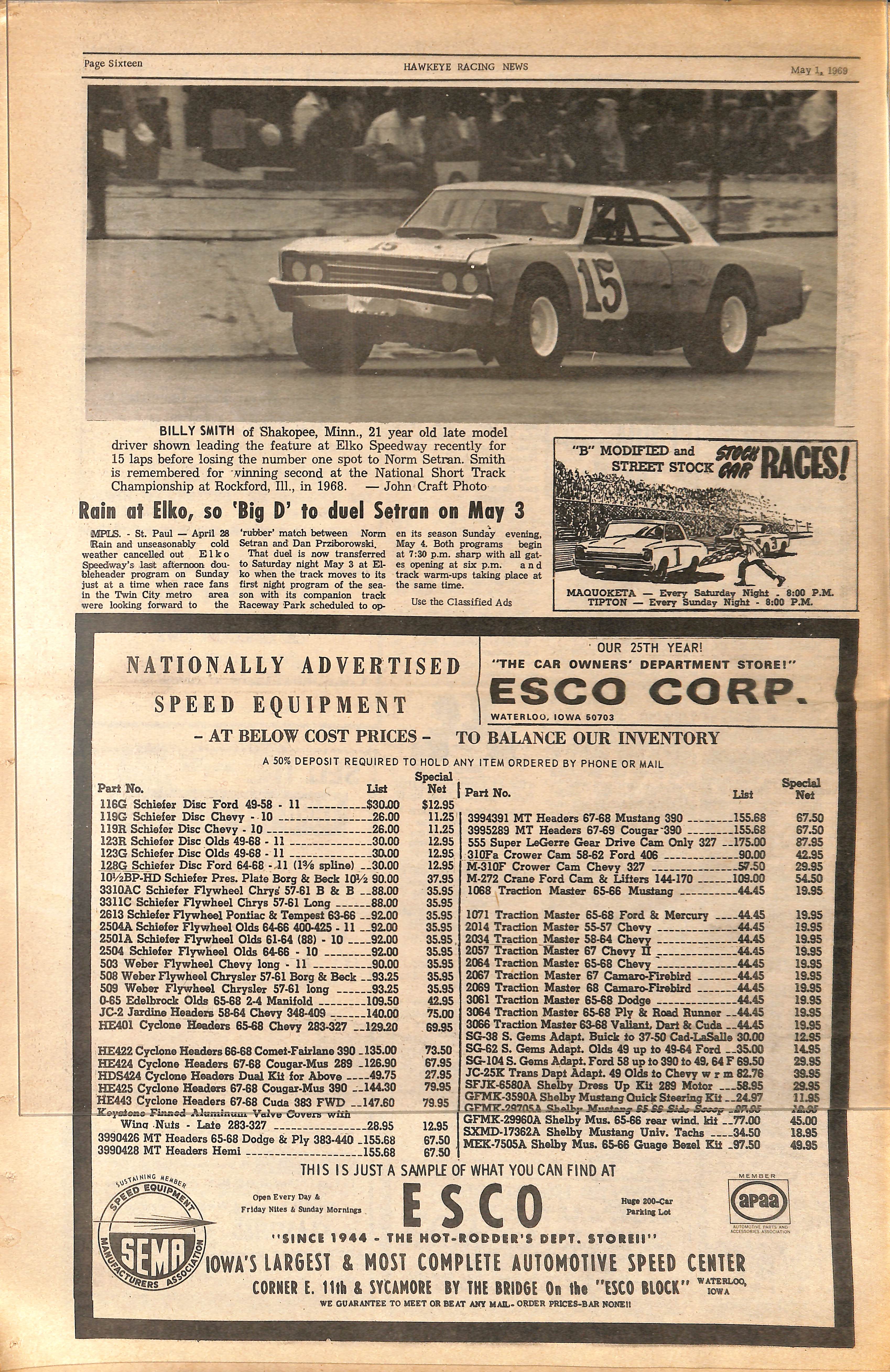 Billy Smith Elko Hawkeye