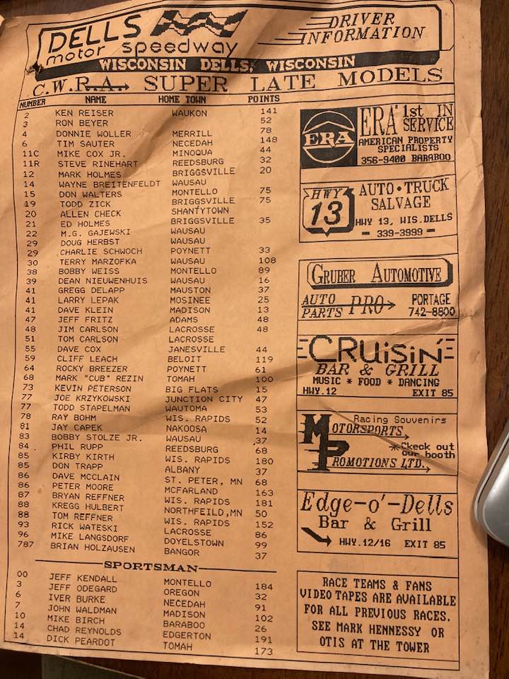 Dells Point Sheet Mcclain