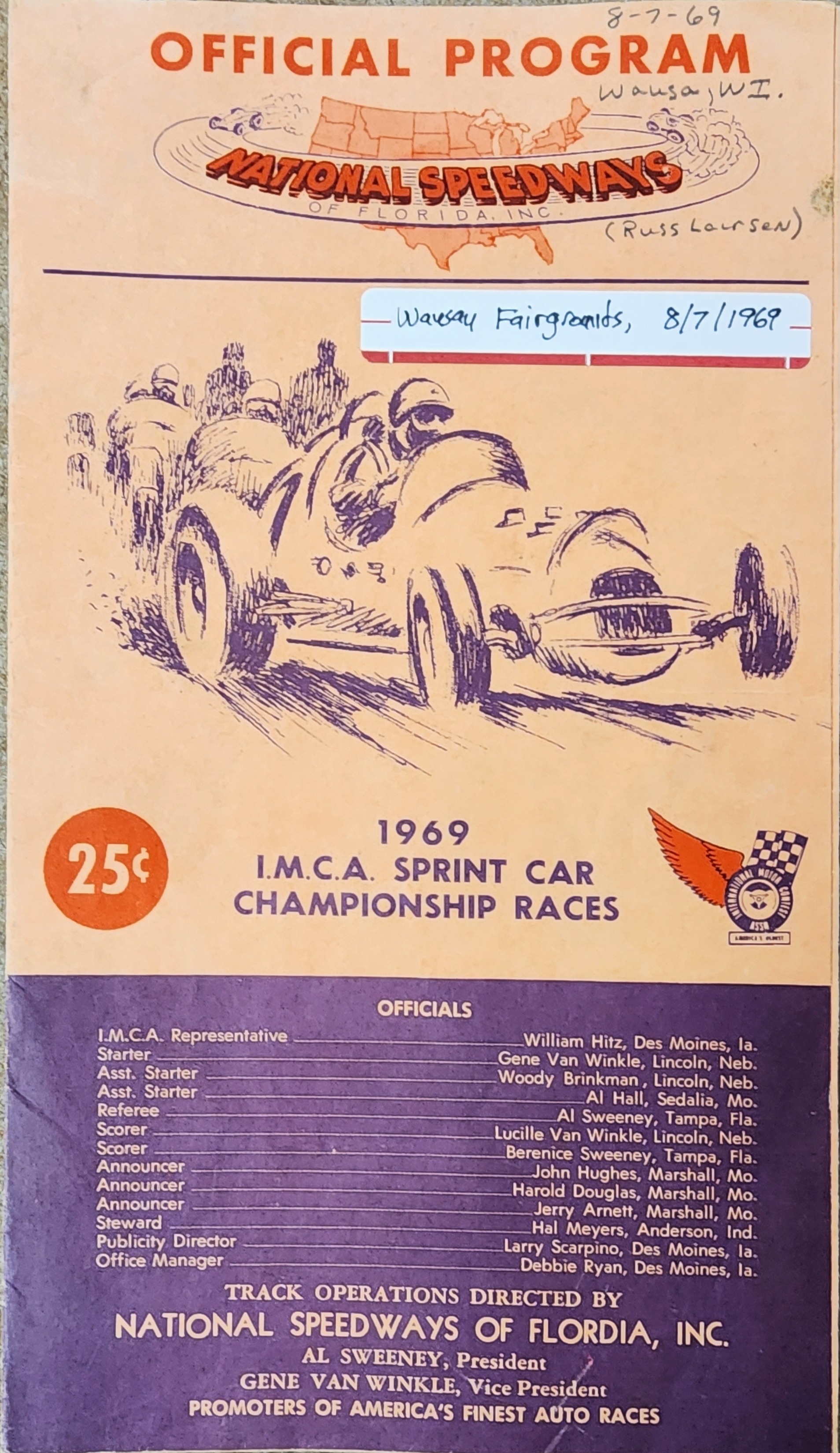 1969 Marathon County Fair Program