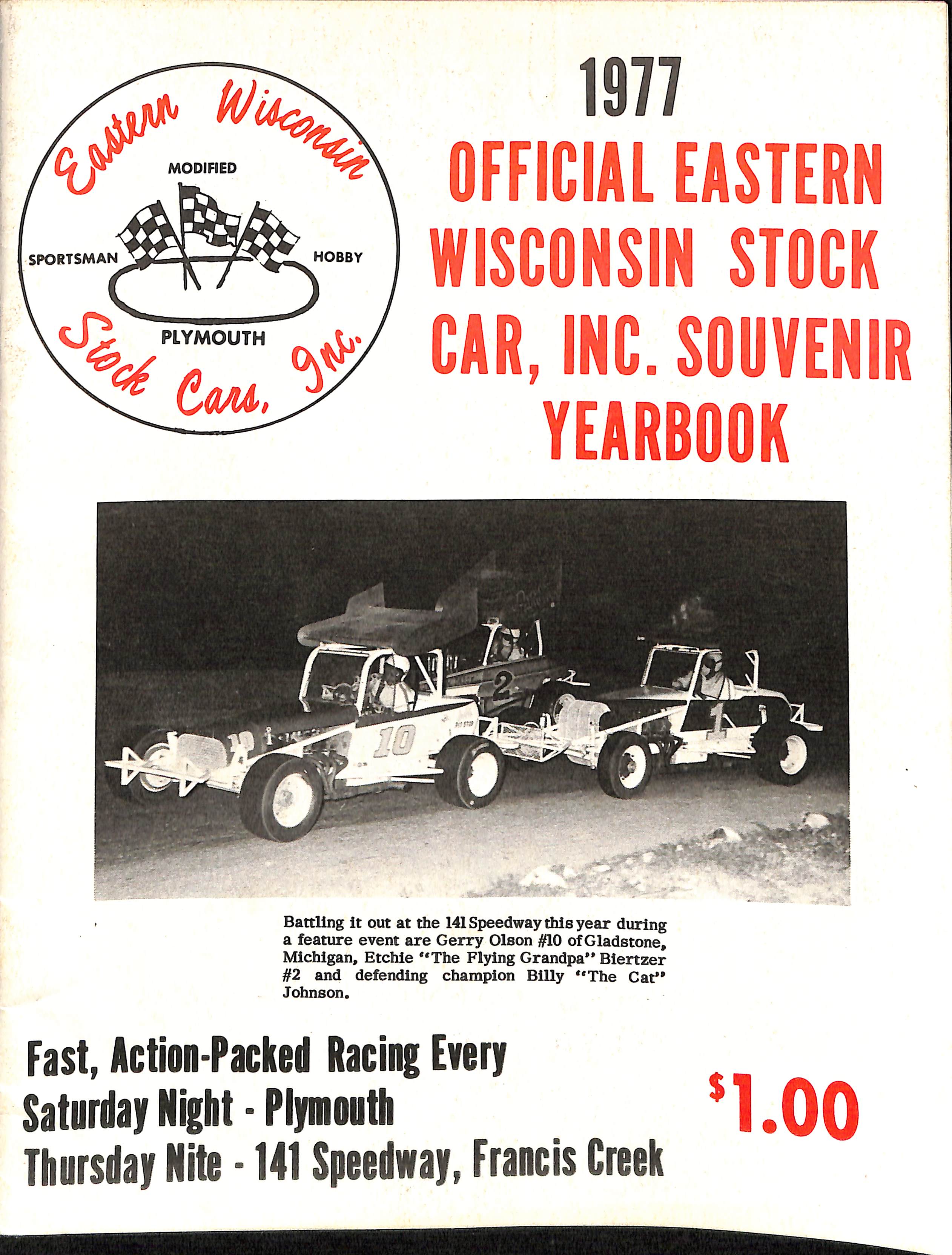 1977 Eastern Wisconsin Stock Car Association Yearbook