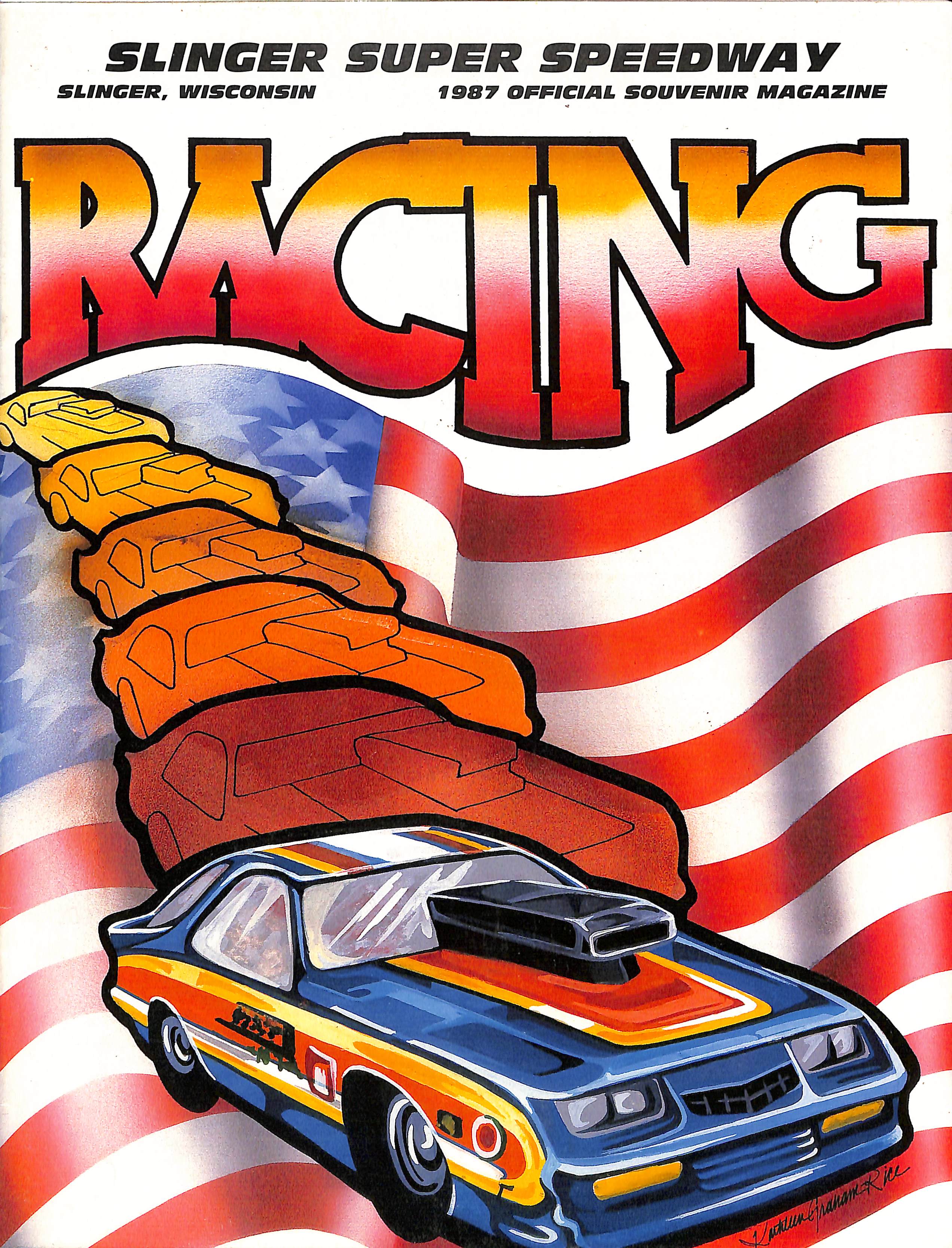 1987 Slinger Speedway Yearbook