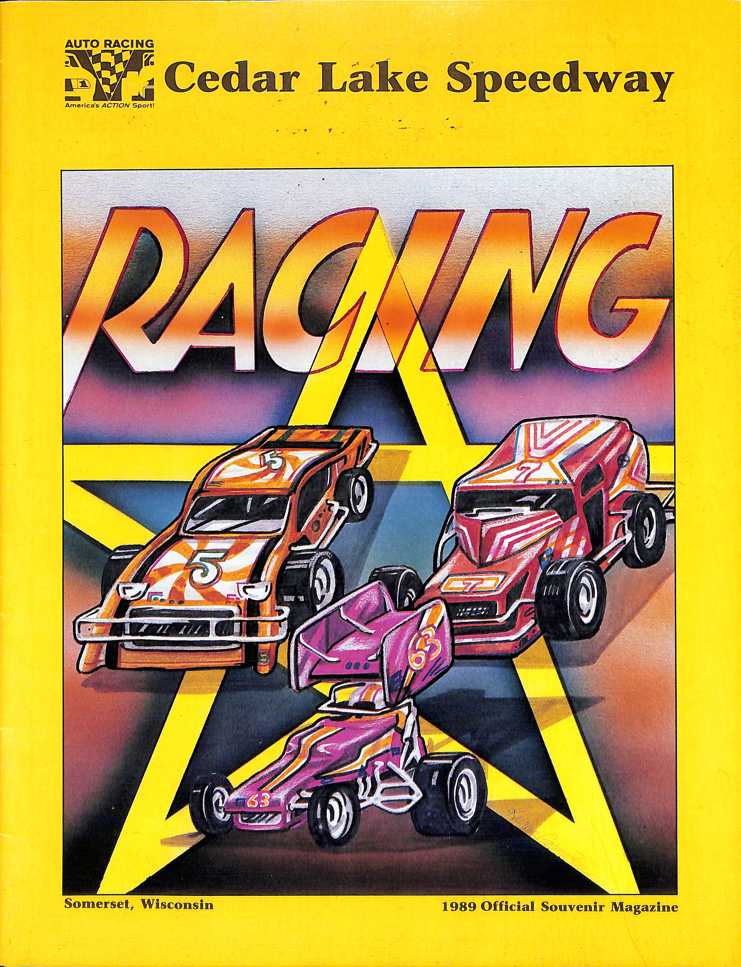 1989 Cedar Lake Speedway Yearbook