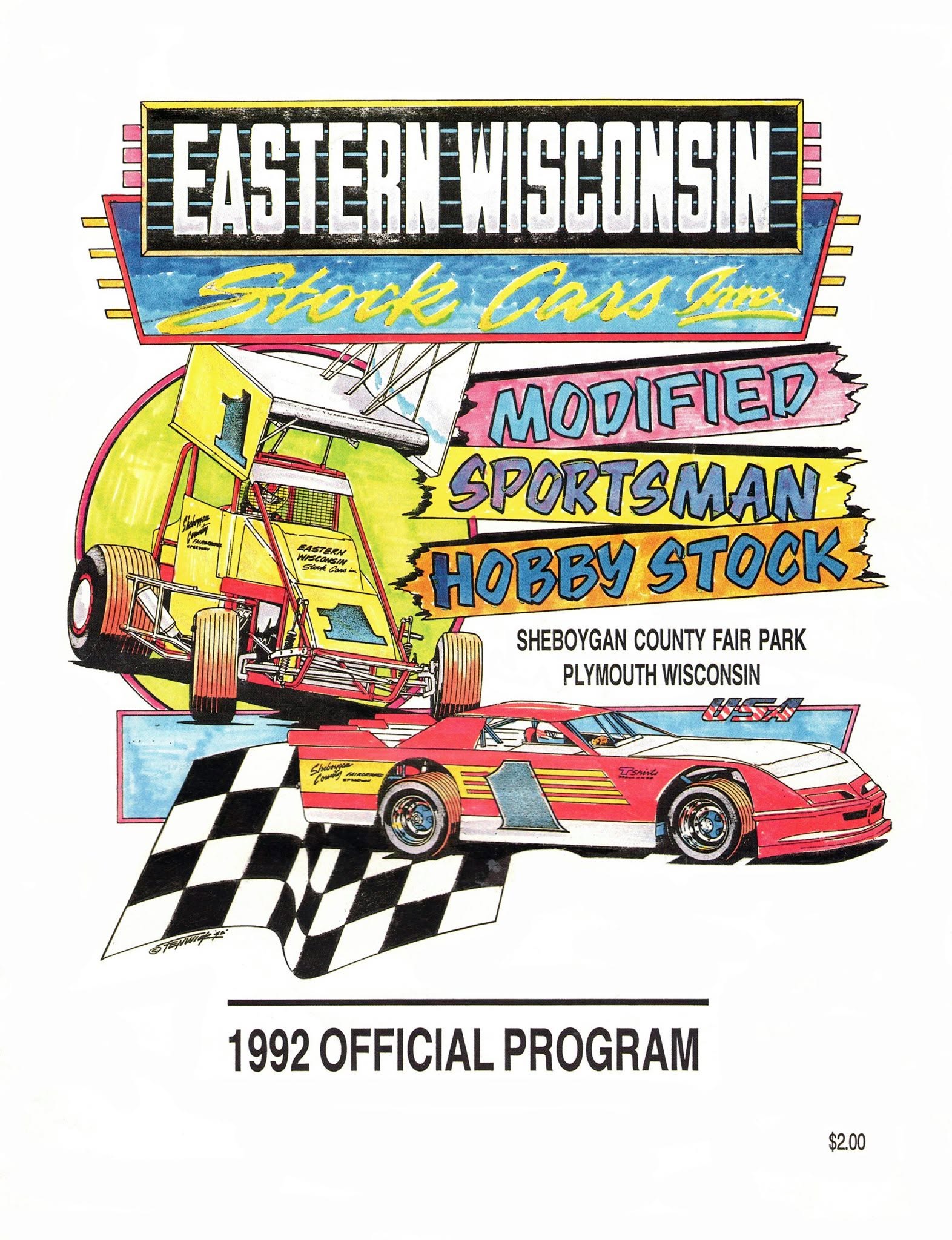 1992 Eastern Wisconsin Stock Car Association Yearbook