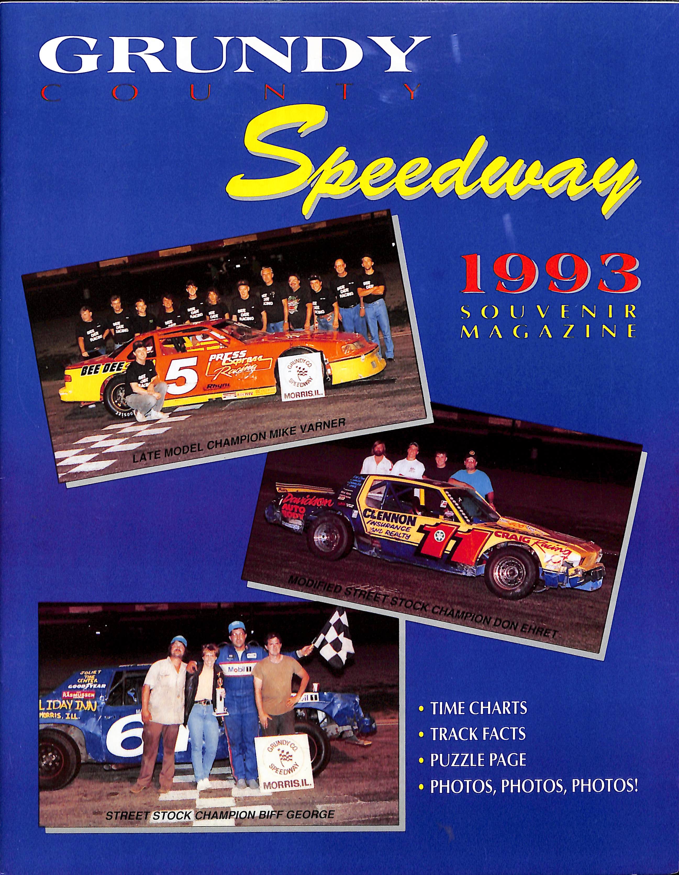 1993 Grundy County Speedway Yearbook