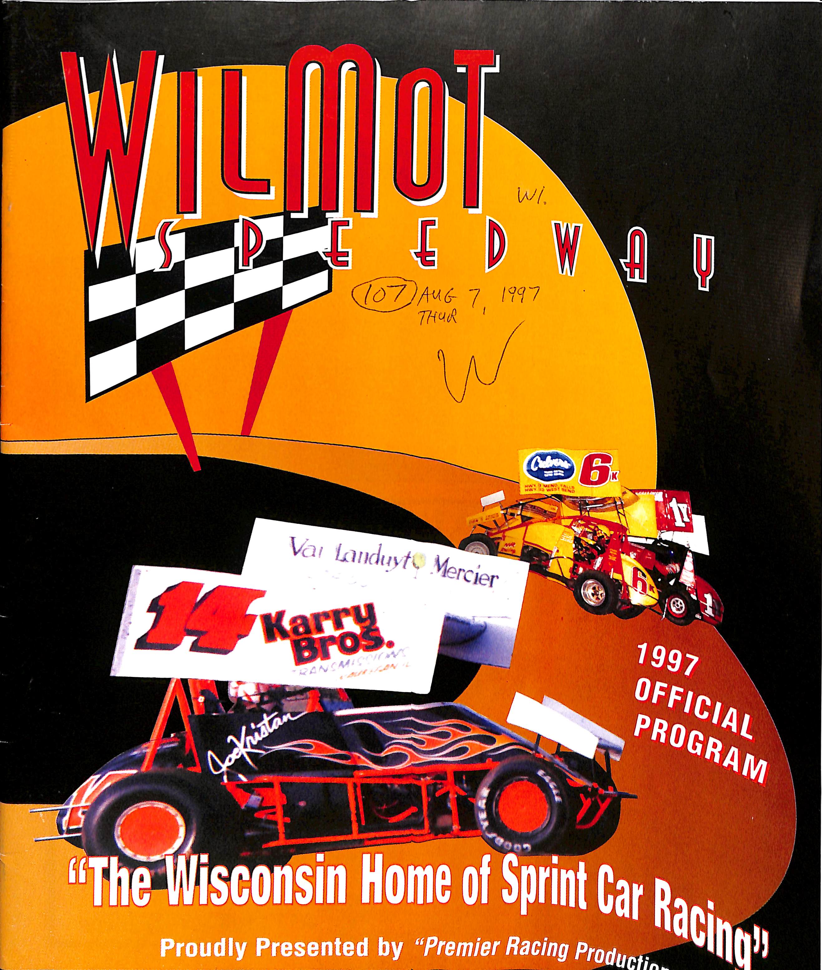 1997 Wilmot Speedway Yearbook