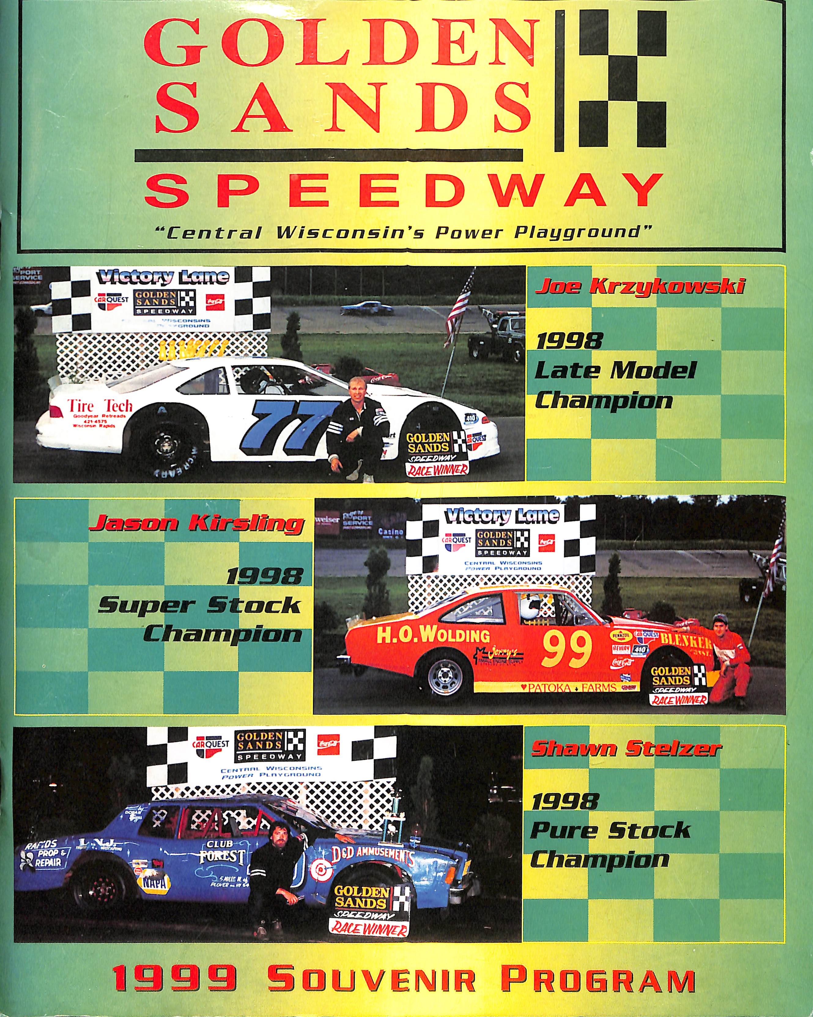 1999 Golden Sands Speedway Program